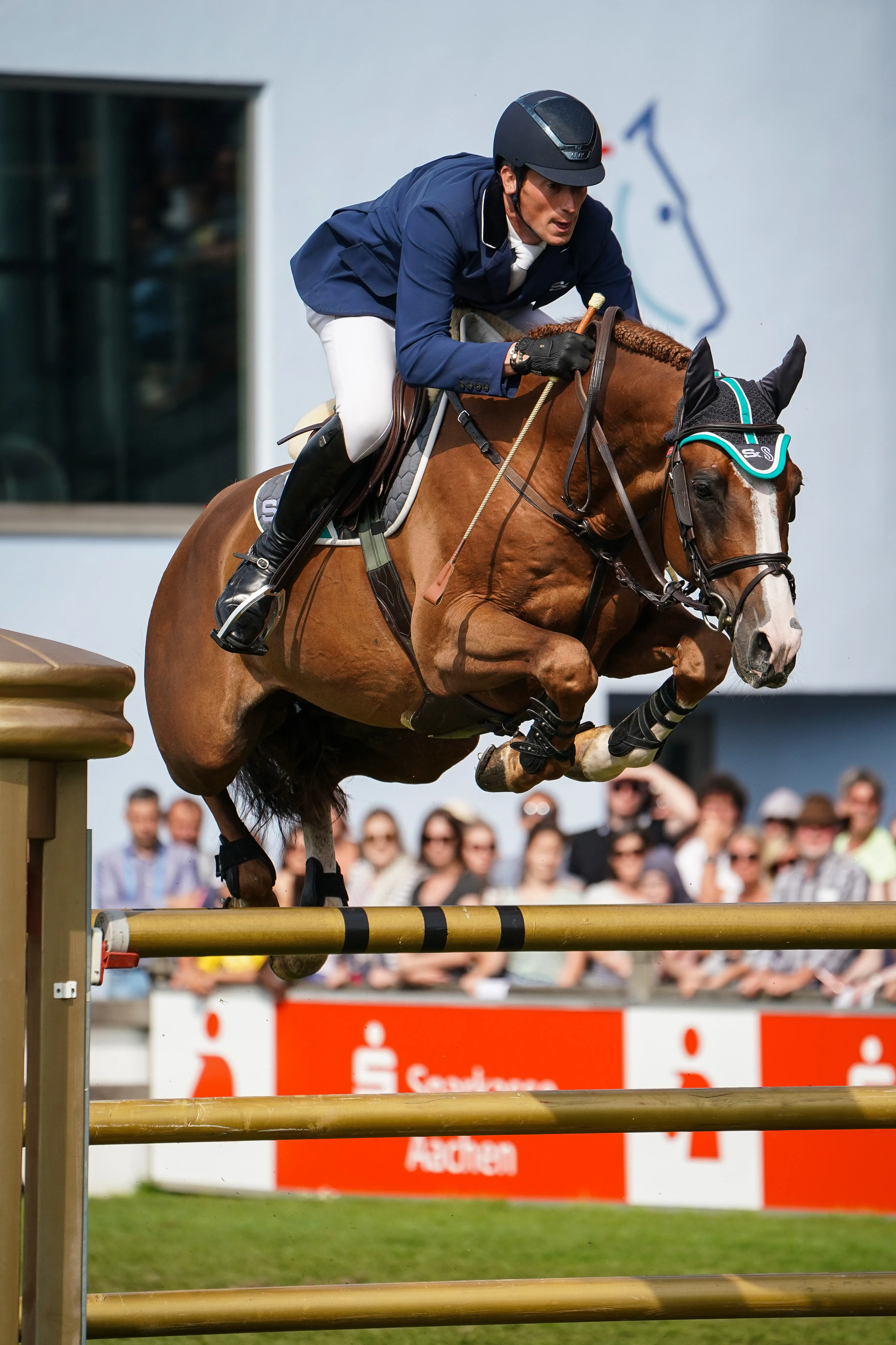 Daniel Deusser devra attendre pour voir son nom inscrit au palmarès du Grand Prix d'Aix.