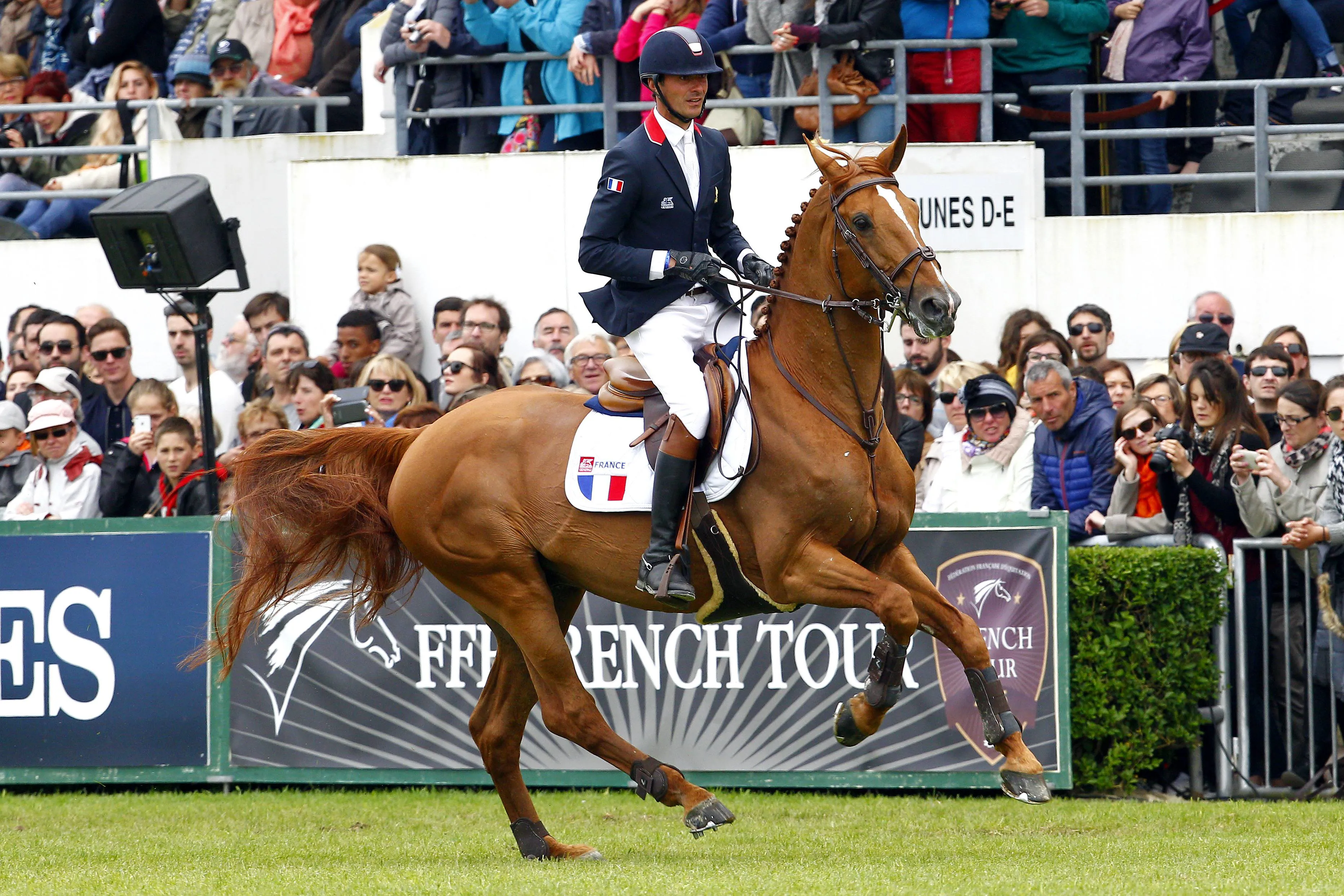 Nicolas Delmotte et Number One d'Iso*Un Prince, seul double sans-faute français à La Baule.
