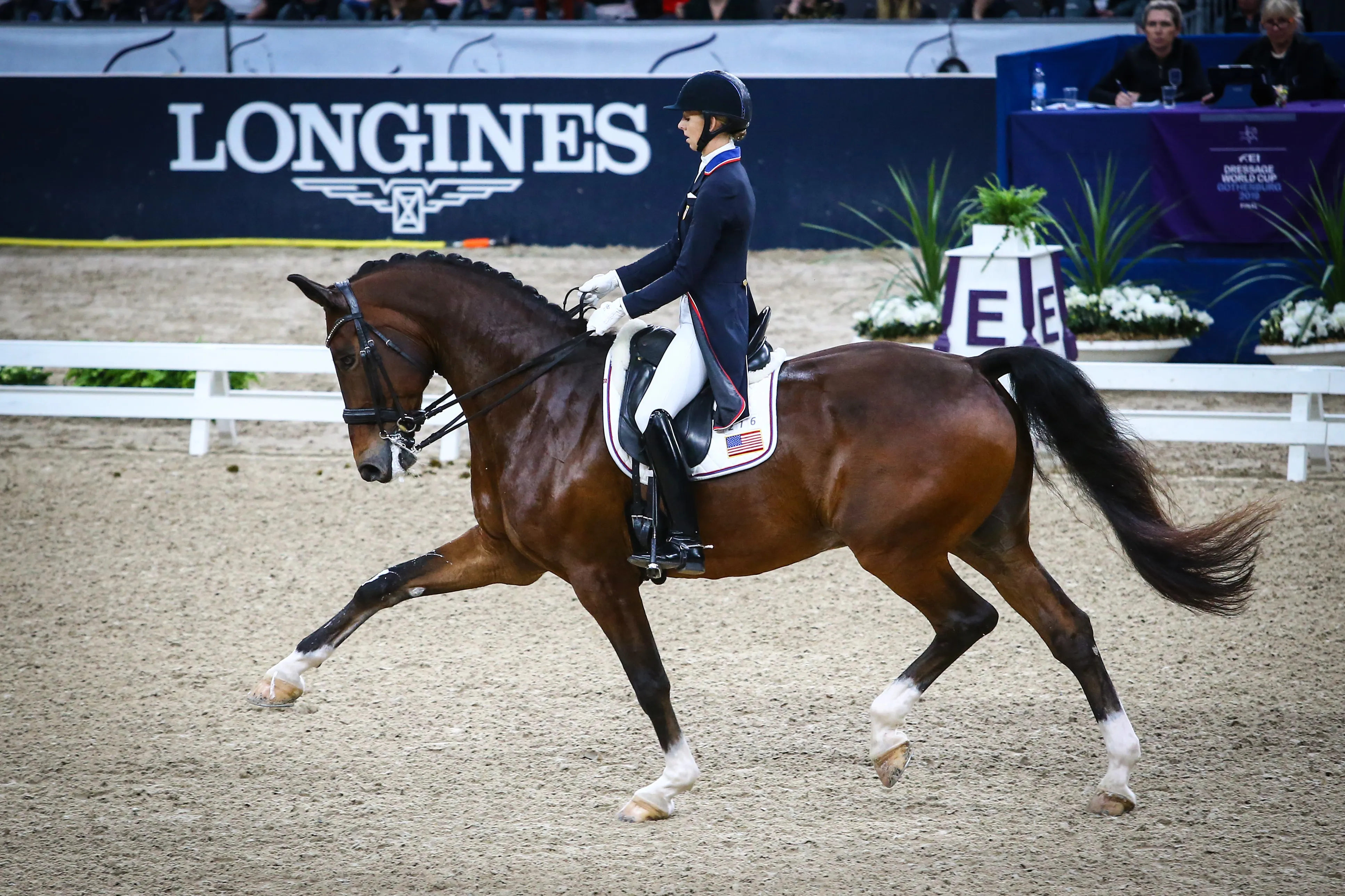 Verdades et Laura Graves lors de leur ultime compétition, à Göteborg en avril.