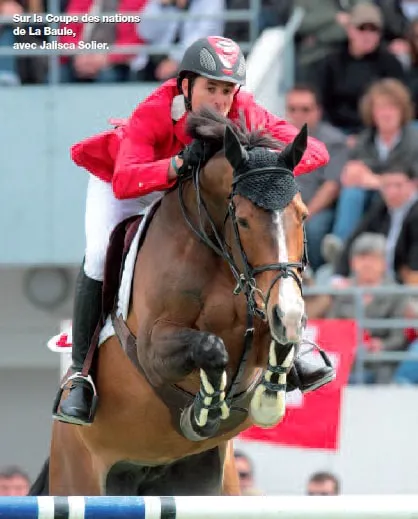 Steve Guerdat et la regrettée Jalisca Solier au CSIO 5* de La Baule.