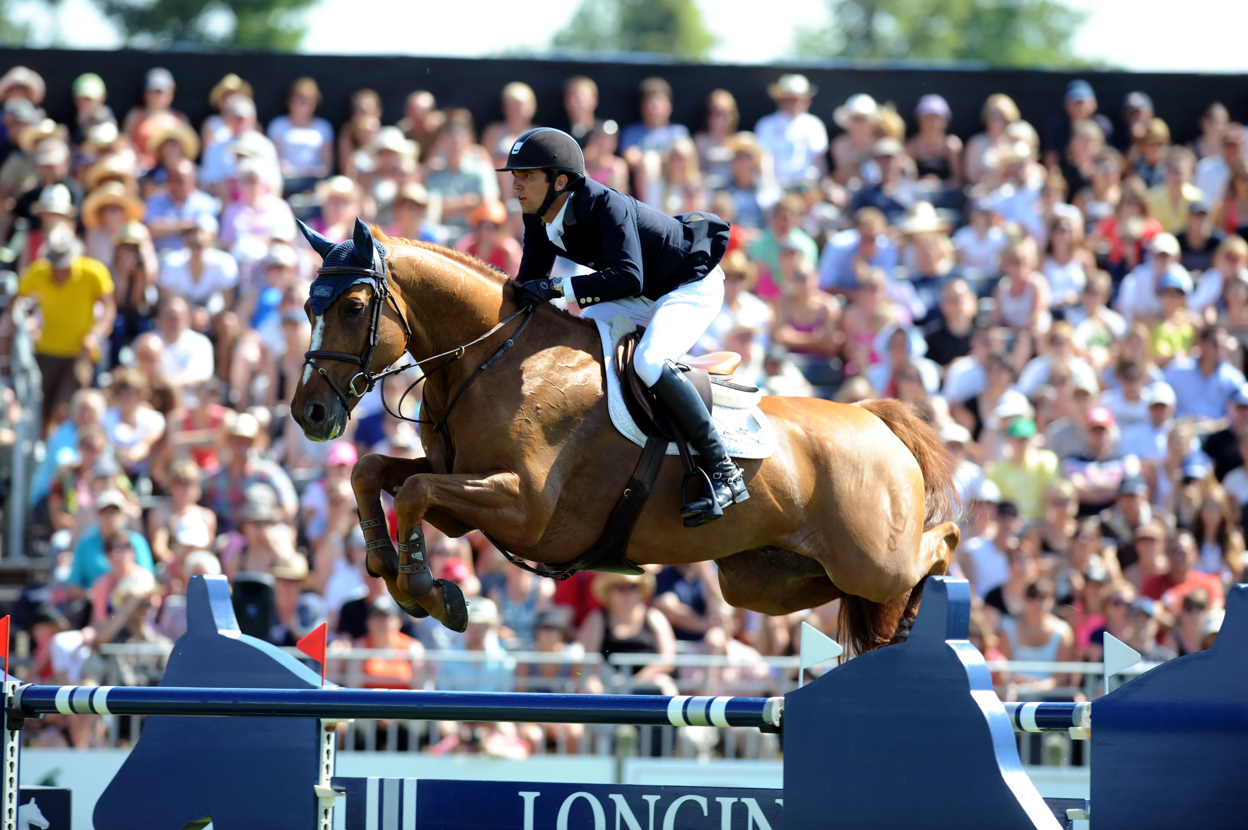 L’impressionnant Clouwni, ici au CSI5* de Chantilly, a permis au Brésilien d’accomplir l’un de ses rêves en participant aux Jeux équestres mondiaux de Normandie.