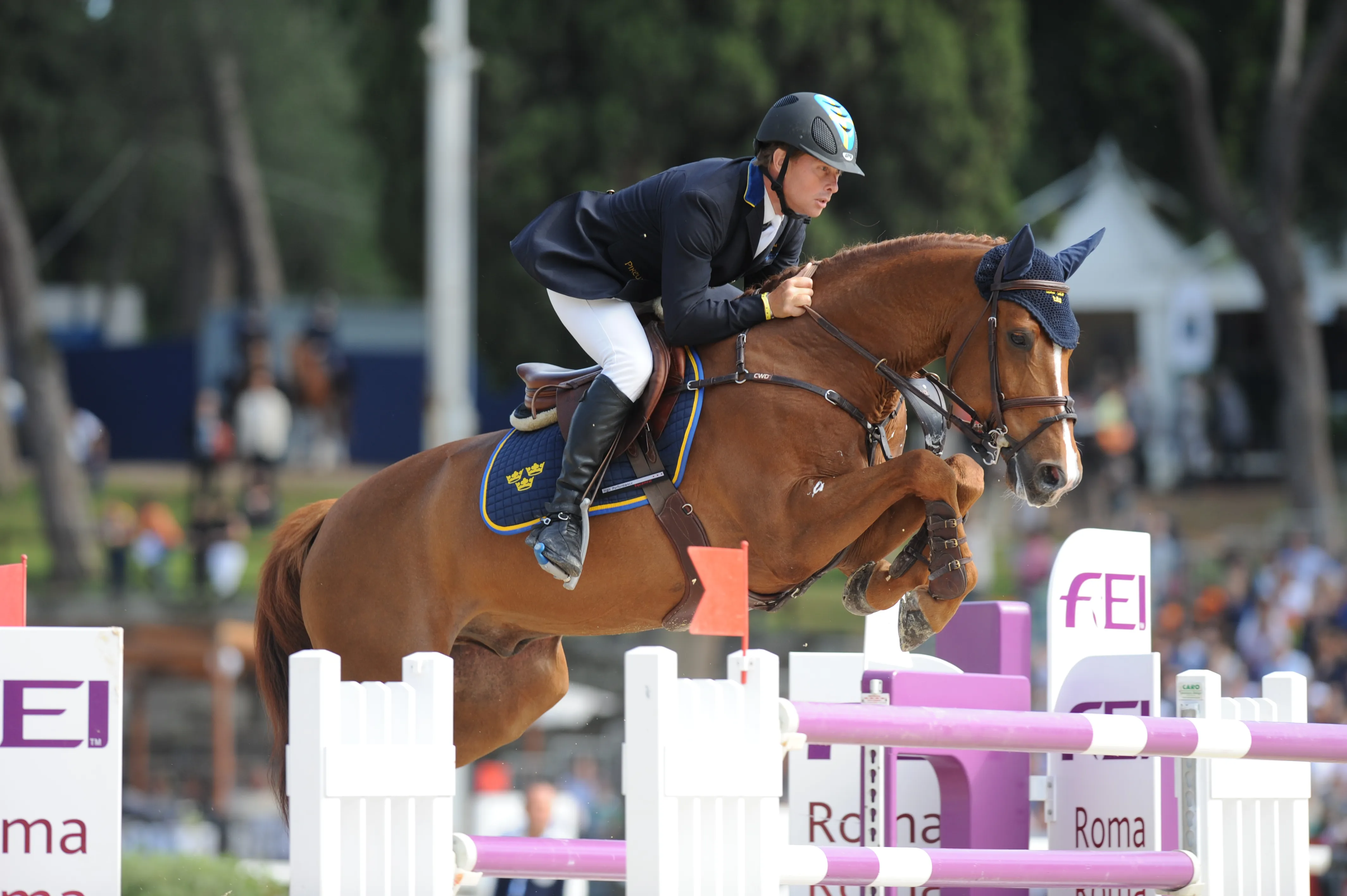 Au CSIO de Rome, en 2008. 