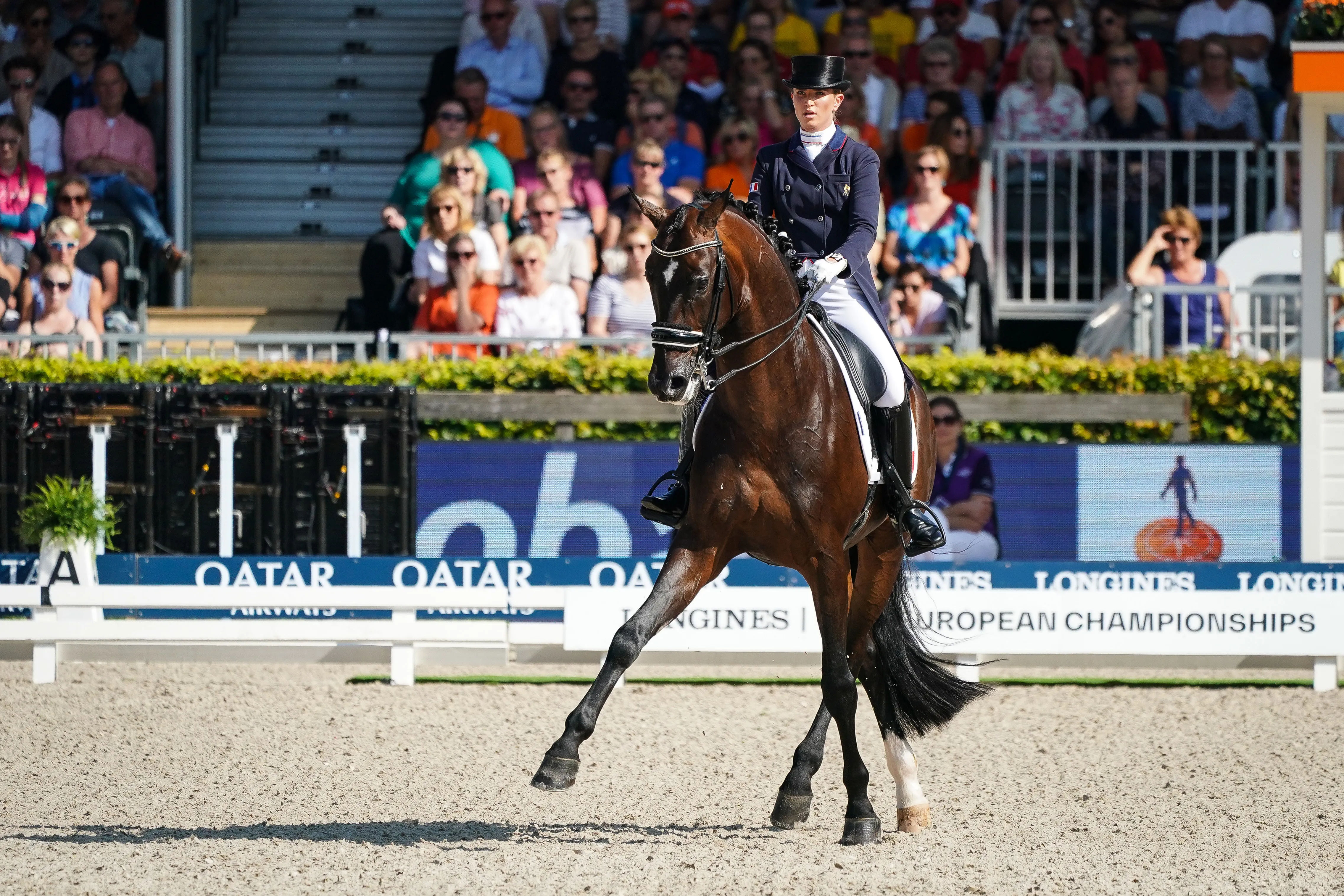 Morgan Barbançon-Mestre est la cavalière de dressage la mieux classée en France. 
