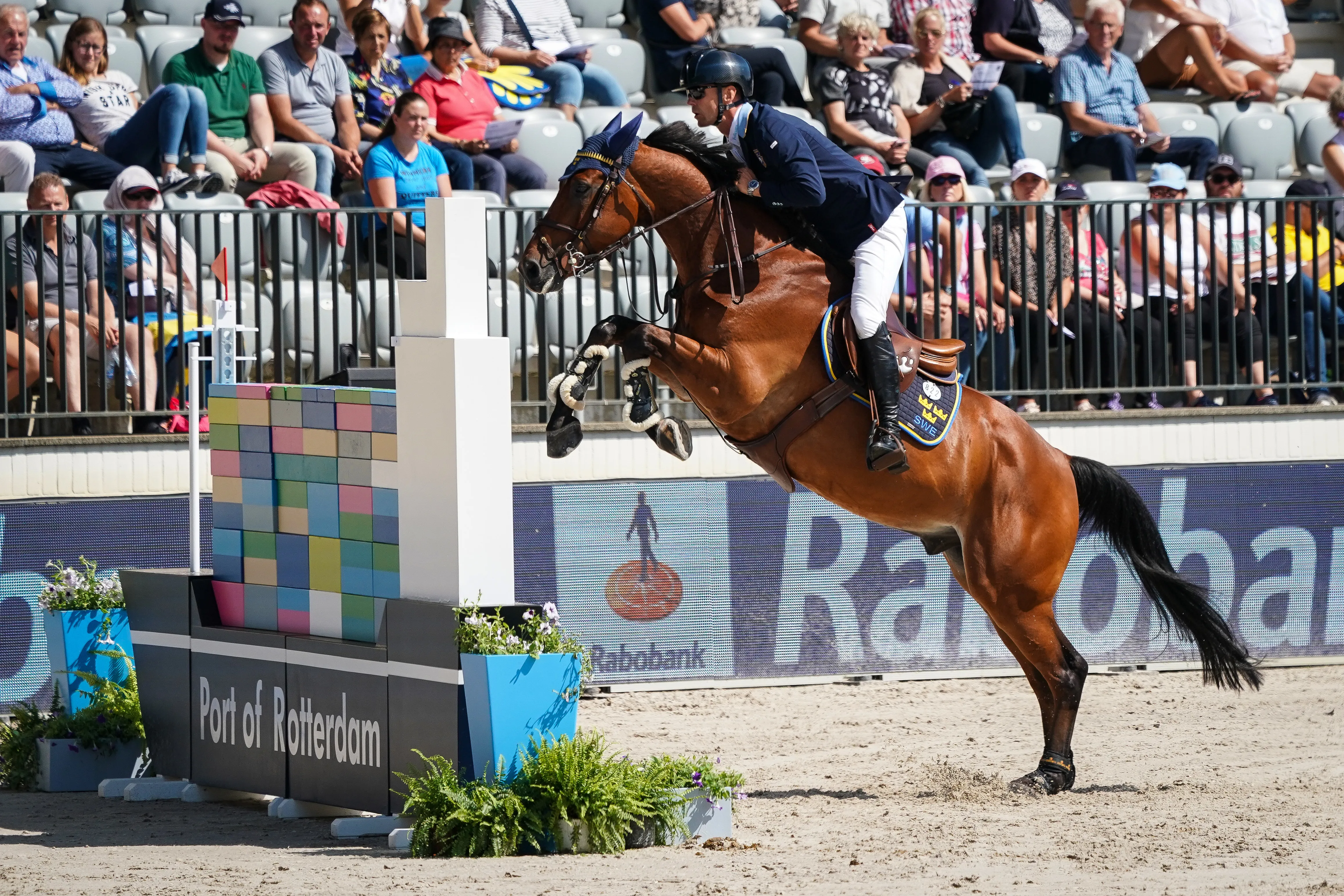 En tête du championnat individuel hier, Peder Fredricson et H&M All In ont reculé aujourd'hui.