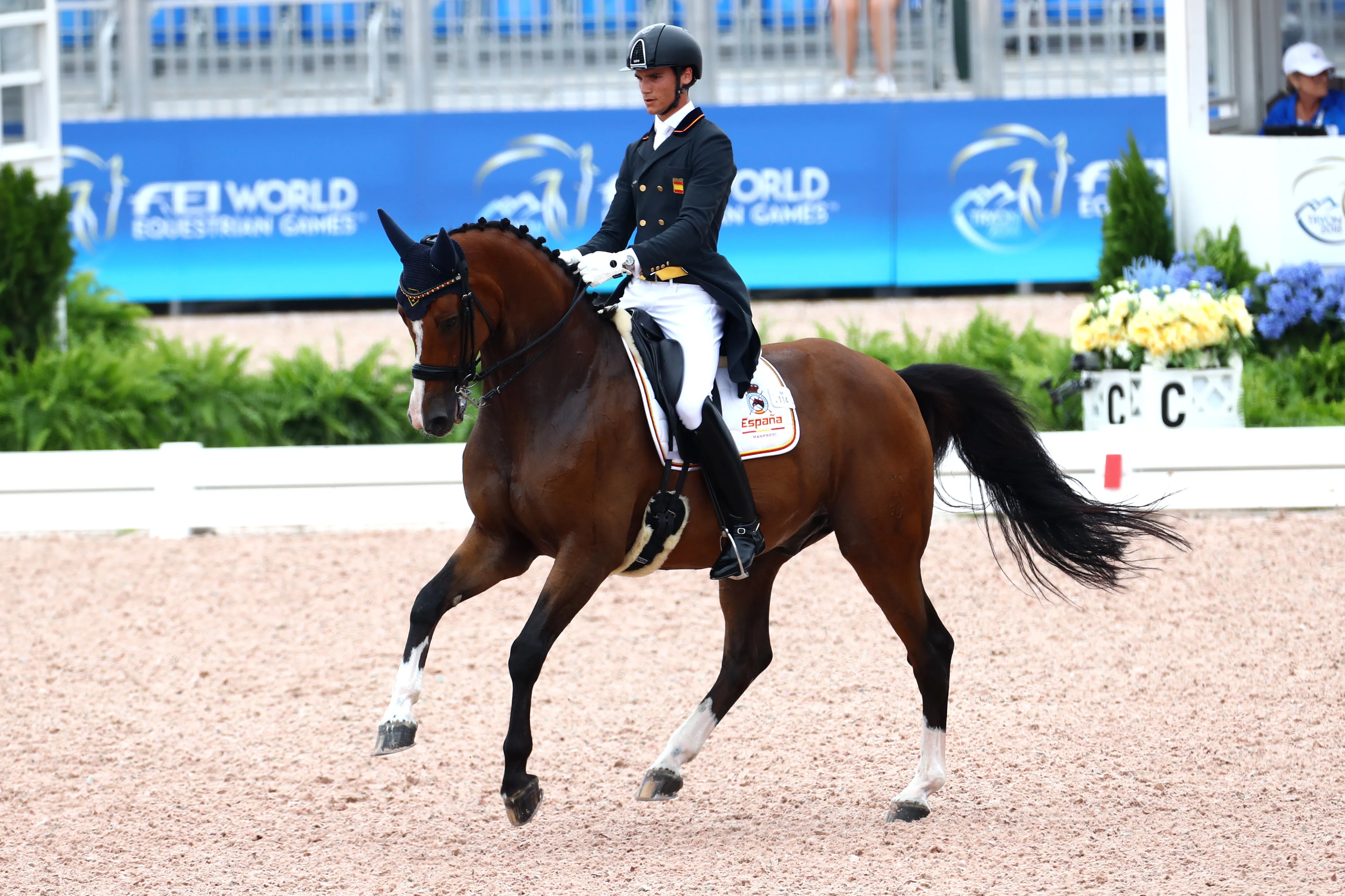 Avec Quantico, Juan Matute Guimón a honoré sa première sélection Seniors aux JEM de Tryon en 2018.