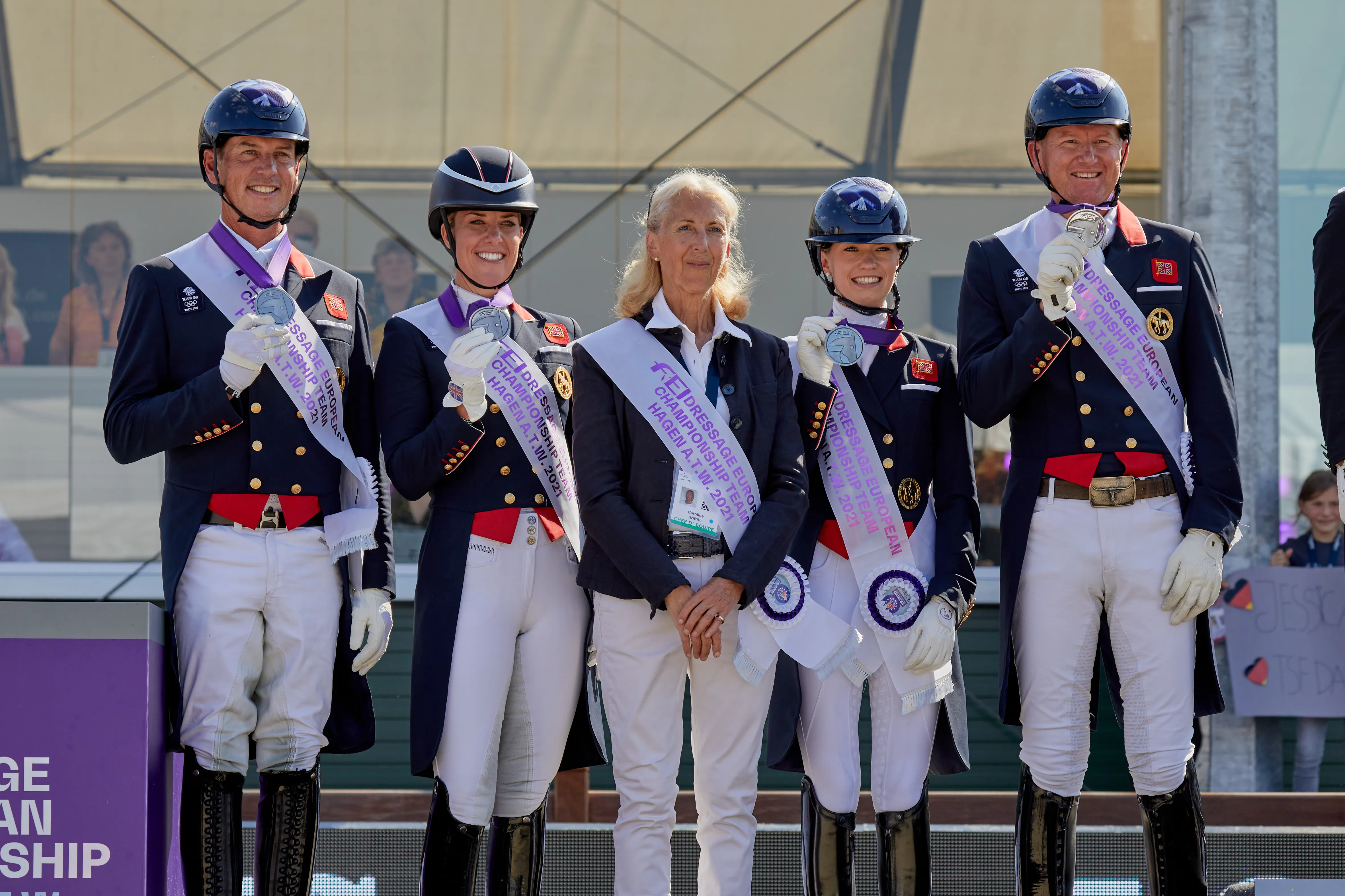 La Grande-Bretagne s'adjuge l'argent. 