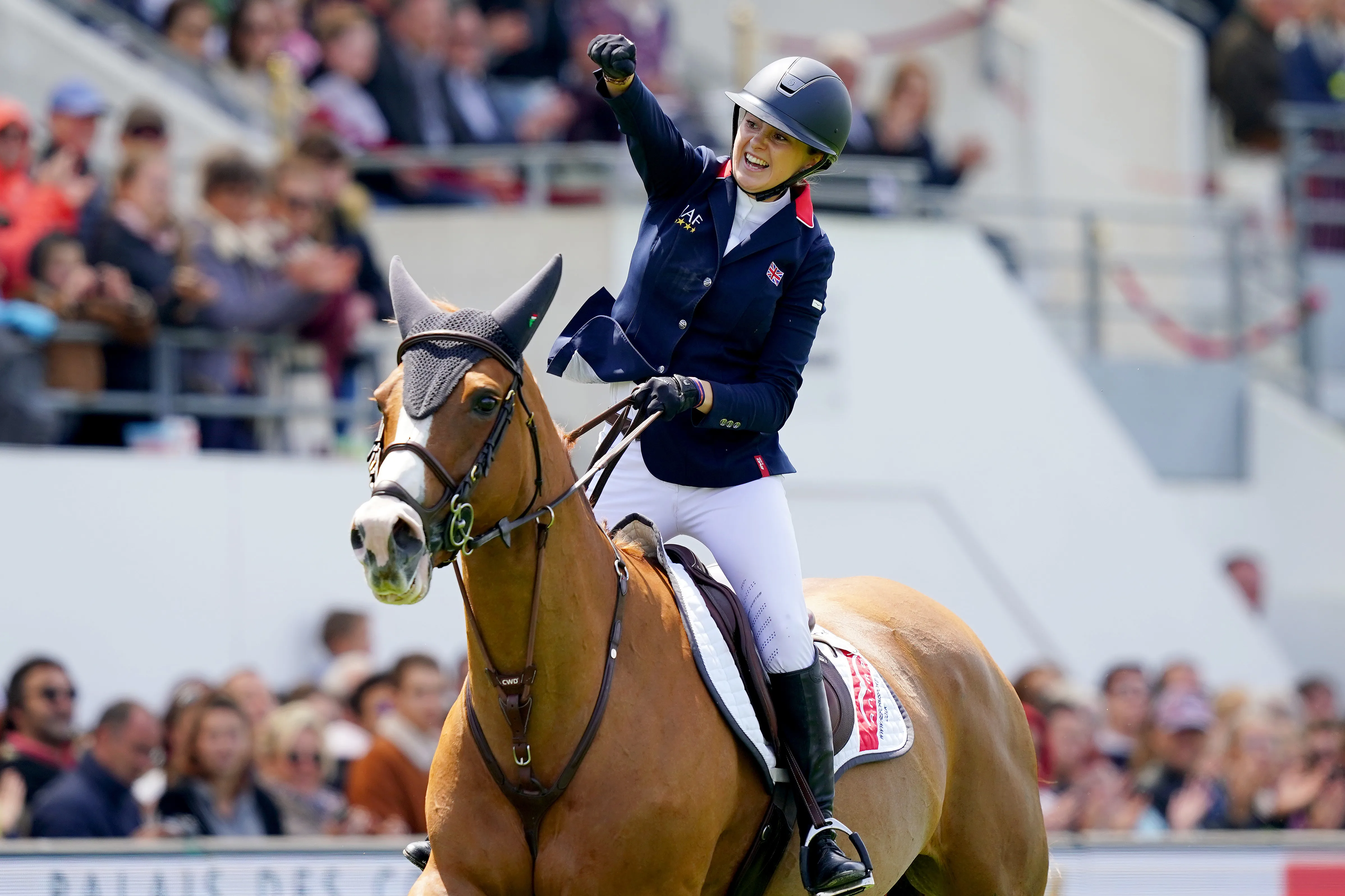 Impeccable dans la Coupe des nations et dans le Grand Prix, Amy Inglis se souviendra de son premier week-end baulois !