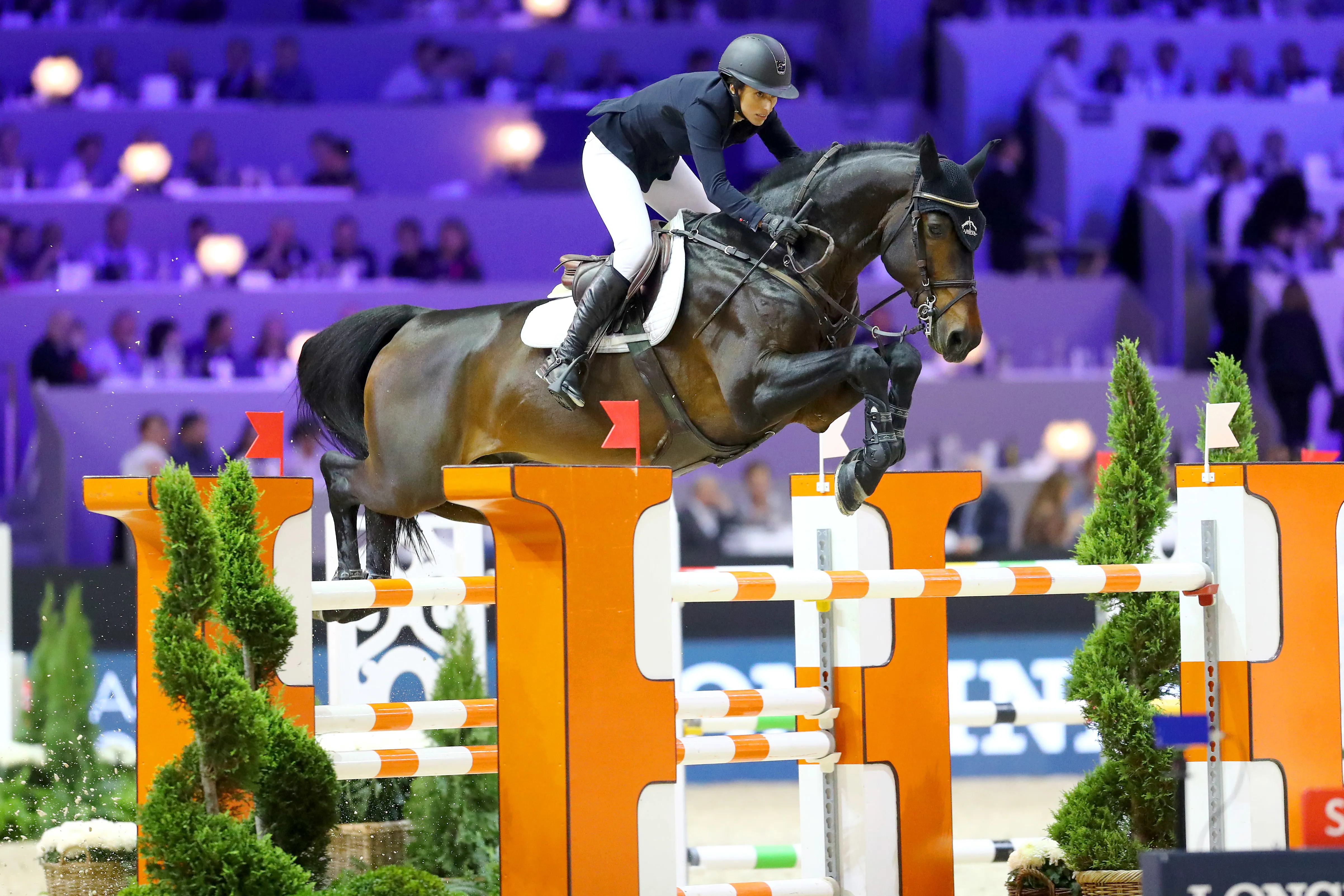 Troisième ce soir, Janika Sprunger a pu compter sur l'excellent Ninyon.