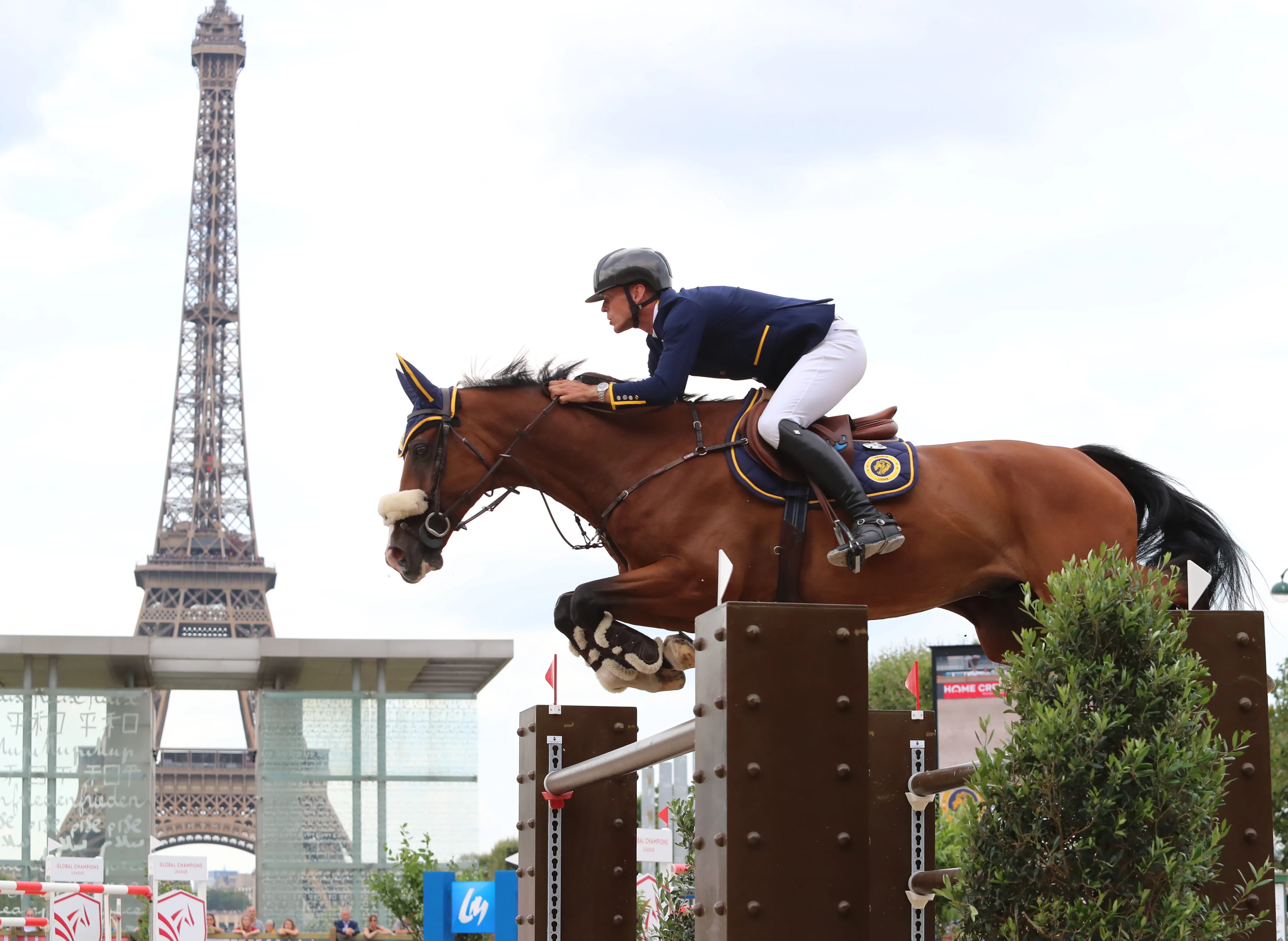 À Paris, Peder Fredricson a pris part à une étape de la Global Champions League pour la première fois, avec Hansson WL.