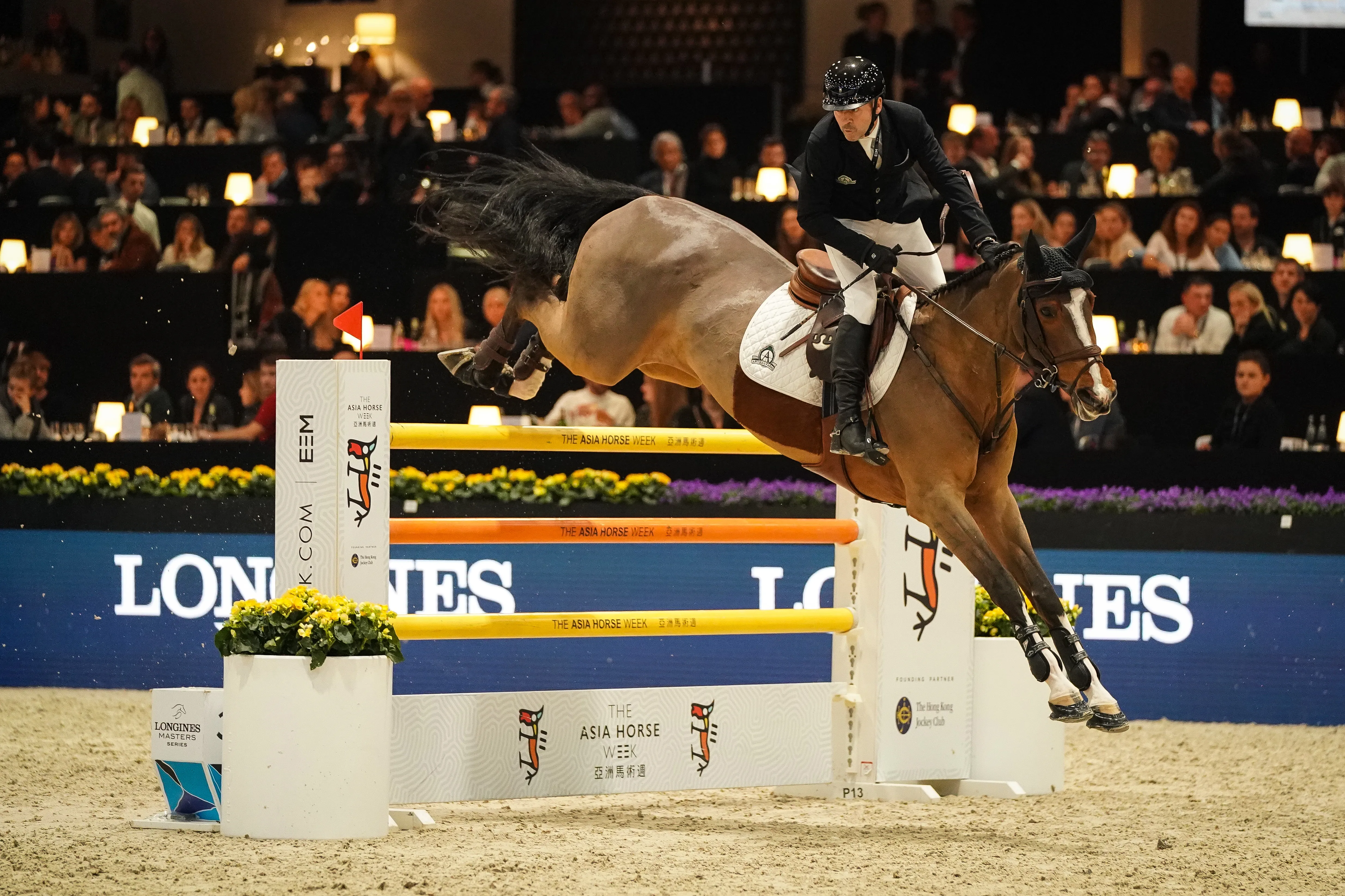 Pour 88 centièmes, Éric Lamaze a dû s'incliner dans le Longines Speed Challenge de Paris.