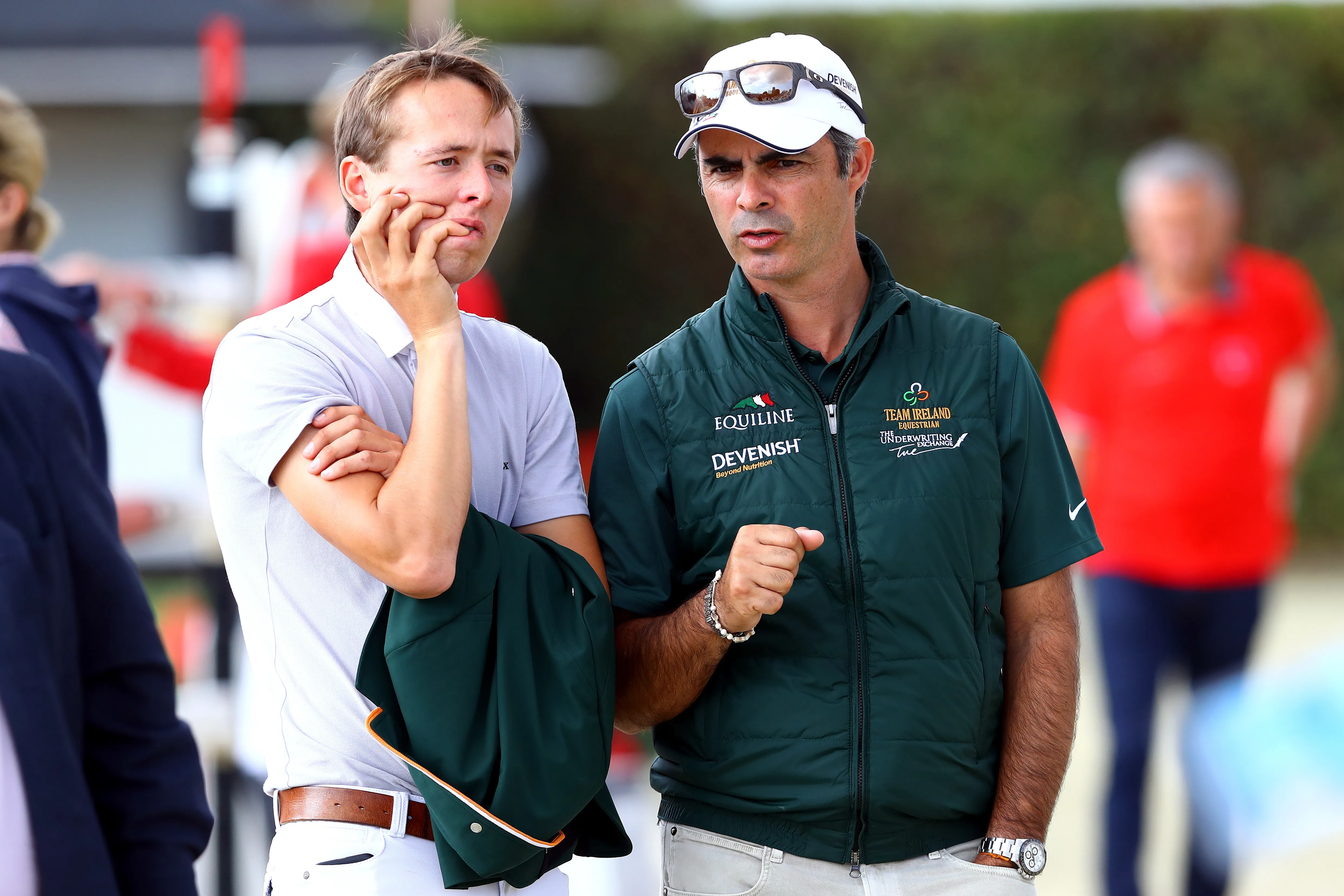 ici aux côtés de Bertram Allen, Rodrigo Pessoa a pris les rênes de l'équipe d'Irlande en 2017.