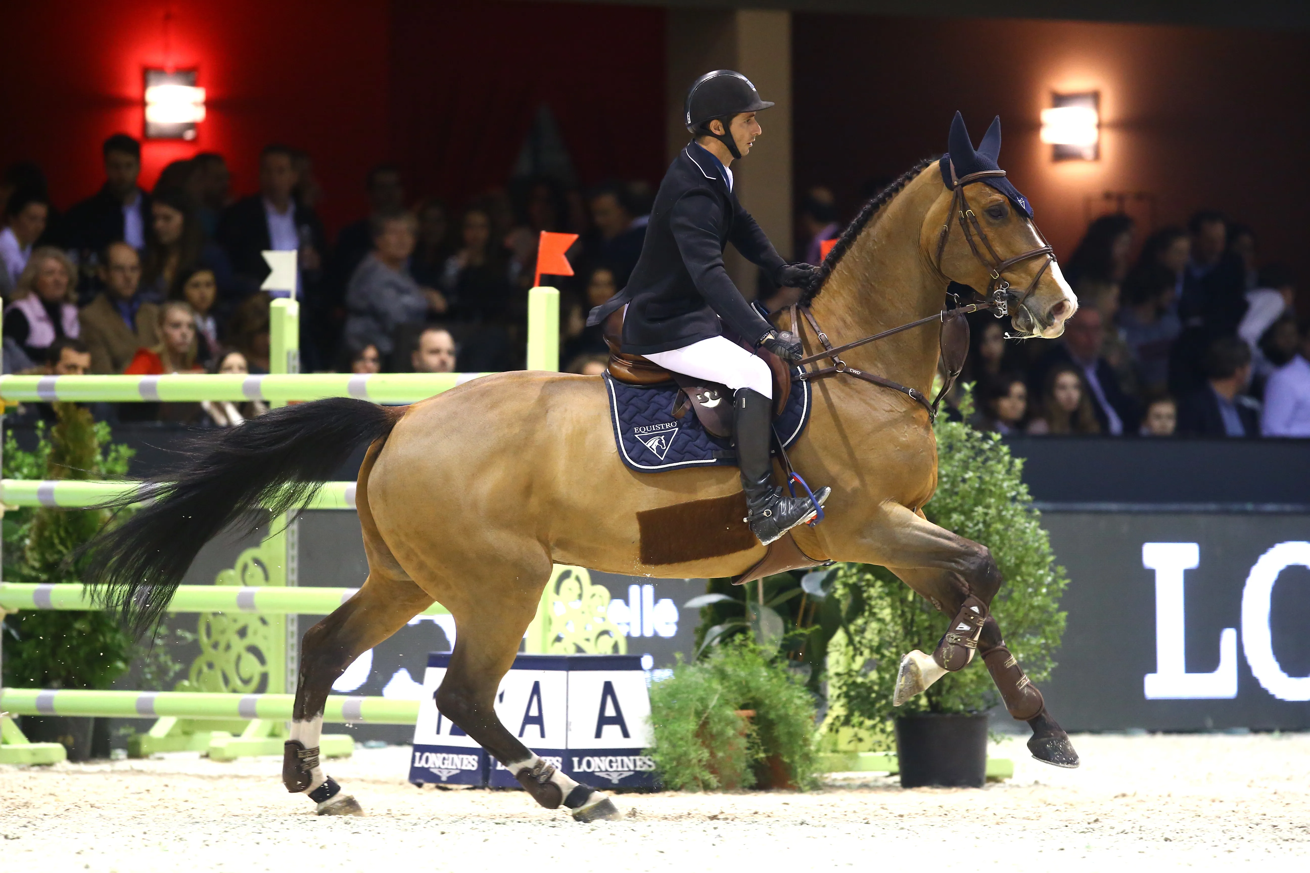 Meilleur couple tricolore, Julien Gonin et Soleil de Cornu CH se sont adjugés la quatrième place ce soir.