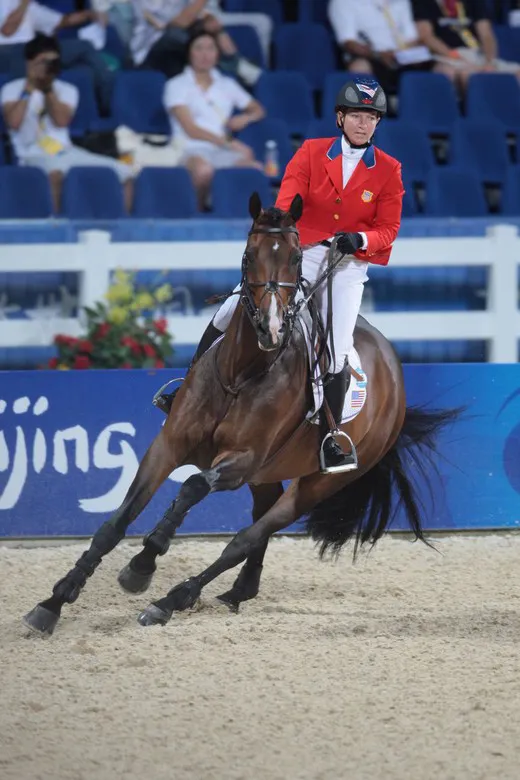 Beezie Madden sur Authentic, médaillés de bronze lors de la finale individuelle.