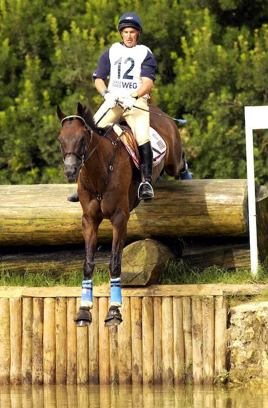 Avec Giltedge, David O’Connor fut sacré champion du monde par équipes en 2002 à Jerez de la Frontera.