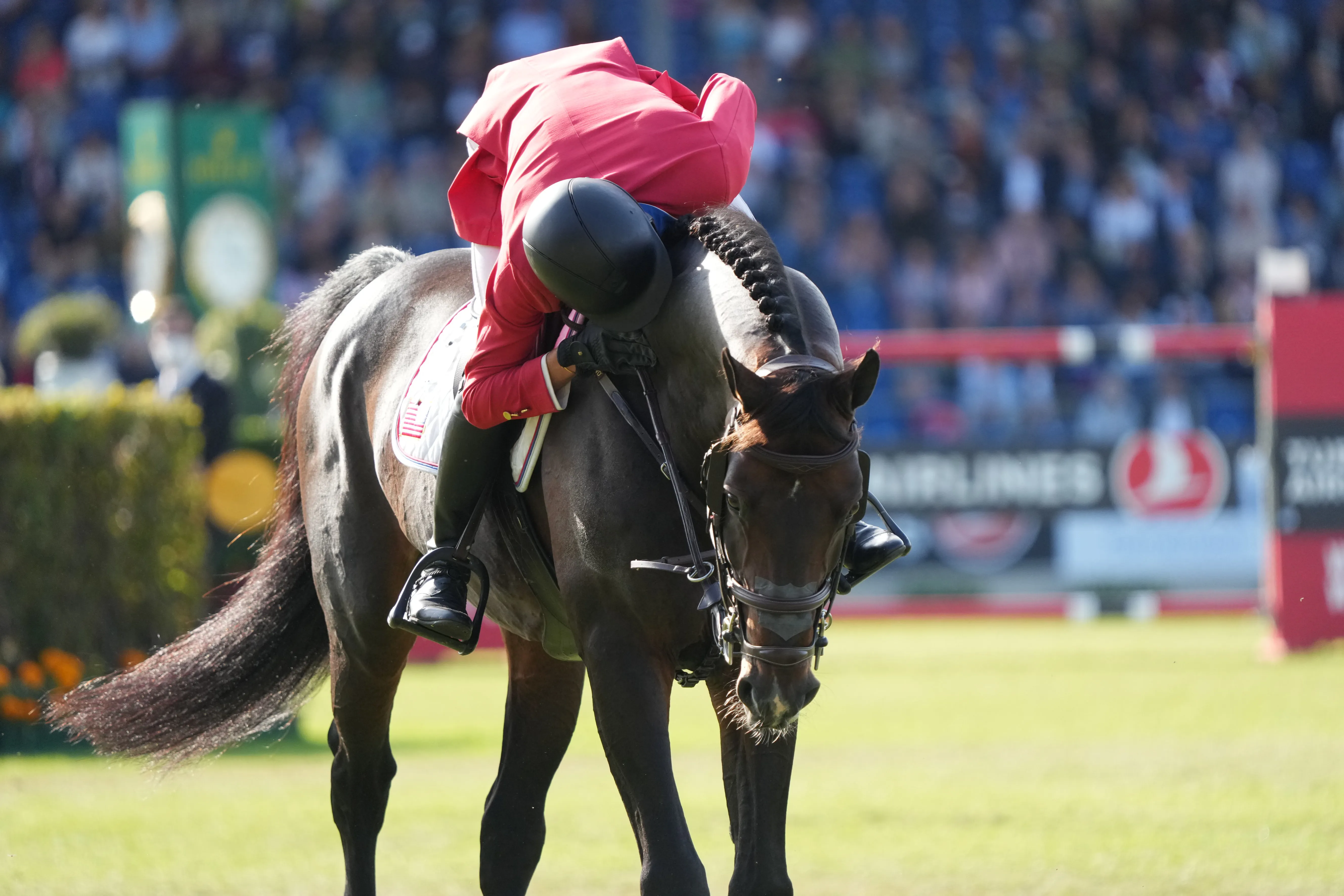 Surnommé le “prodige américain”, Brian Moggre a frappé fort pour sa première participation au CHIO d'Aix-la-Chapelle en terminant deuxième du Grand Prix.