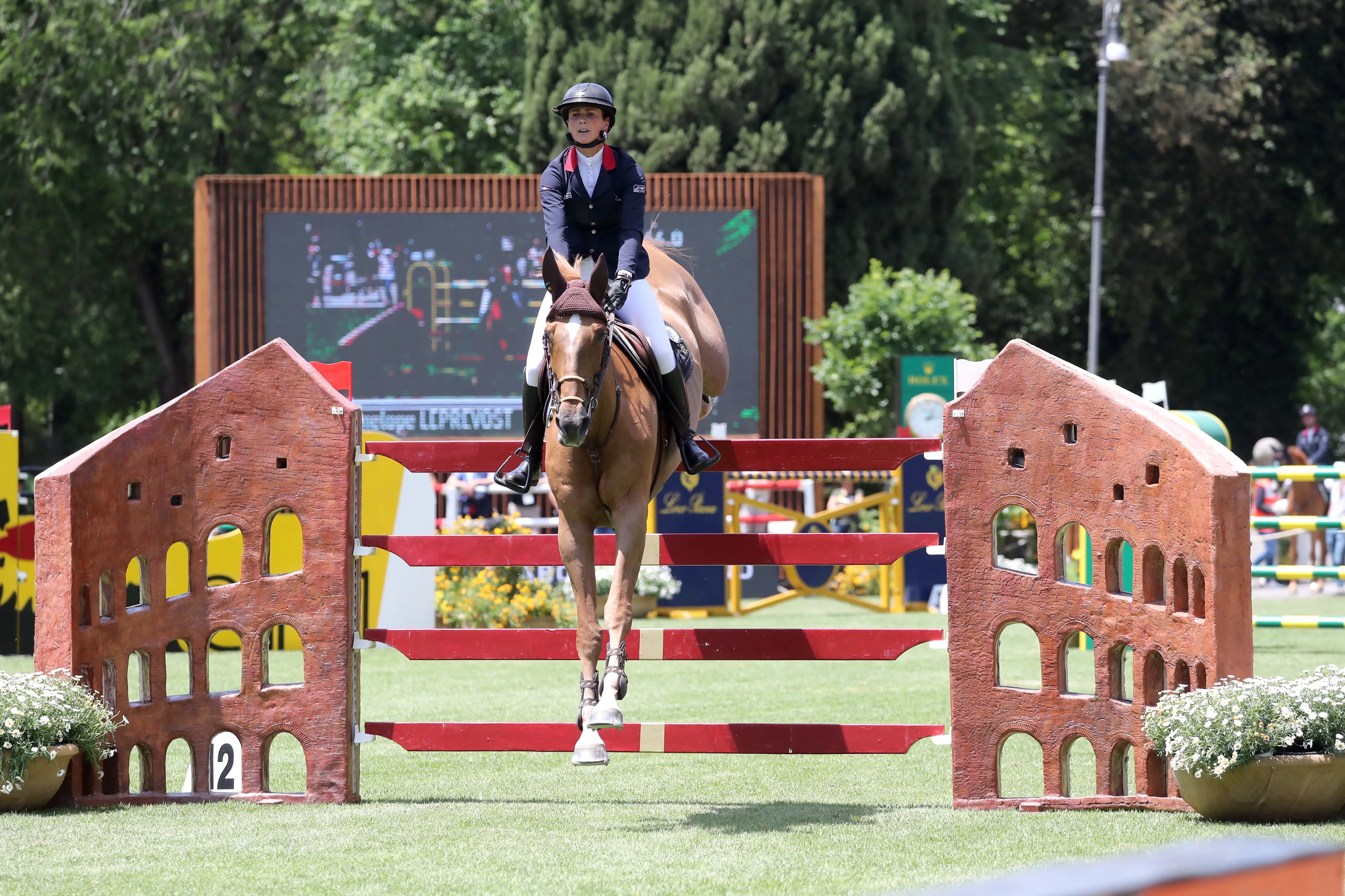 Comme hier dans la Coupe des nations, Pénélope Leprevost a été la meilleure Française, se classant huitième avec Vérité une Prince.