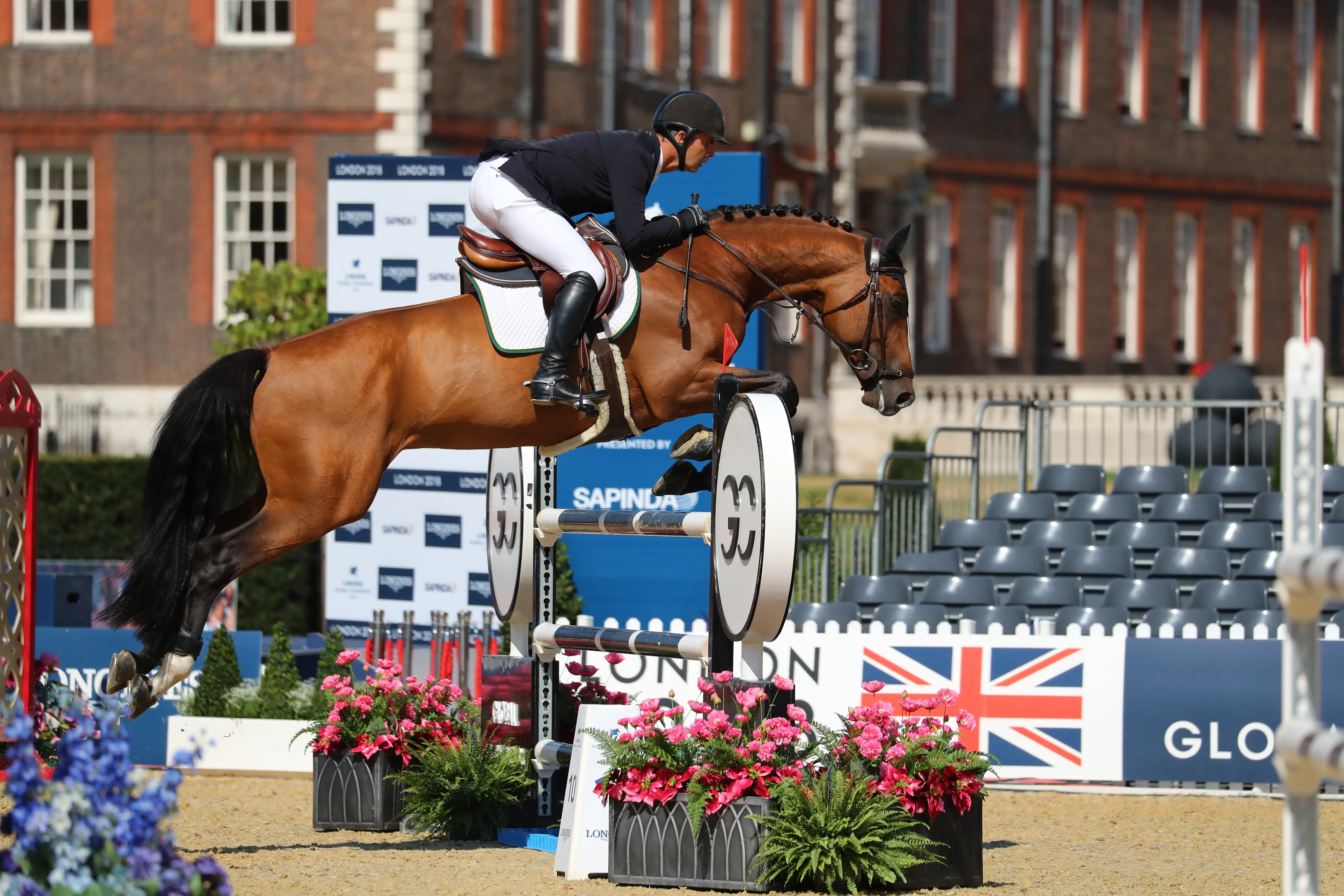 Ze Carioca, ici sous la selle de Rodrigo Pessoa, a rejoint les écuries de Benjamin Robert en janvier dernier avec son frère utérin, El London King.
