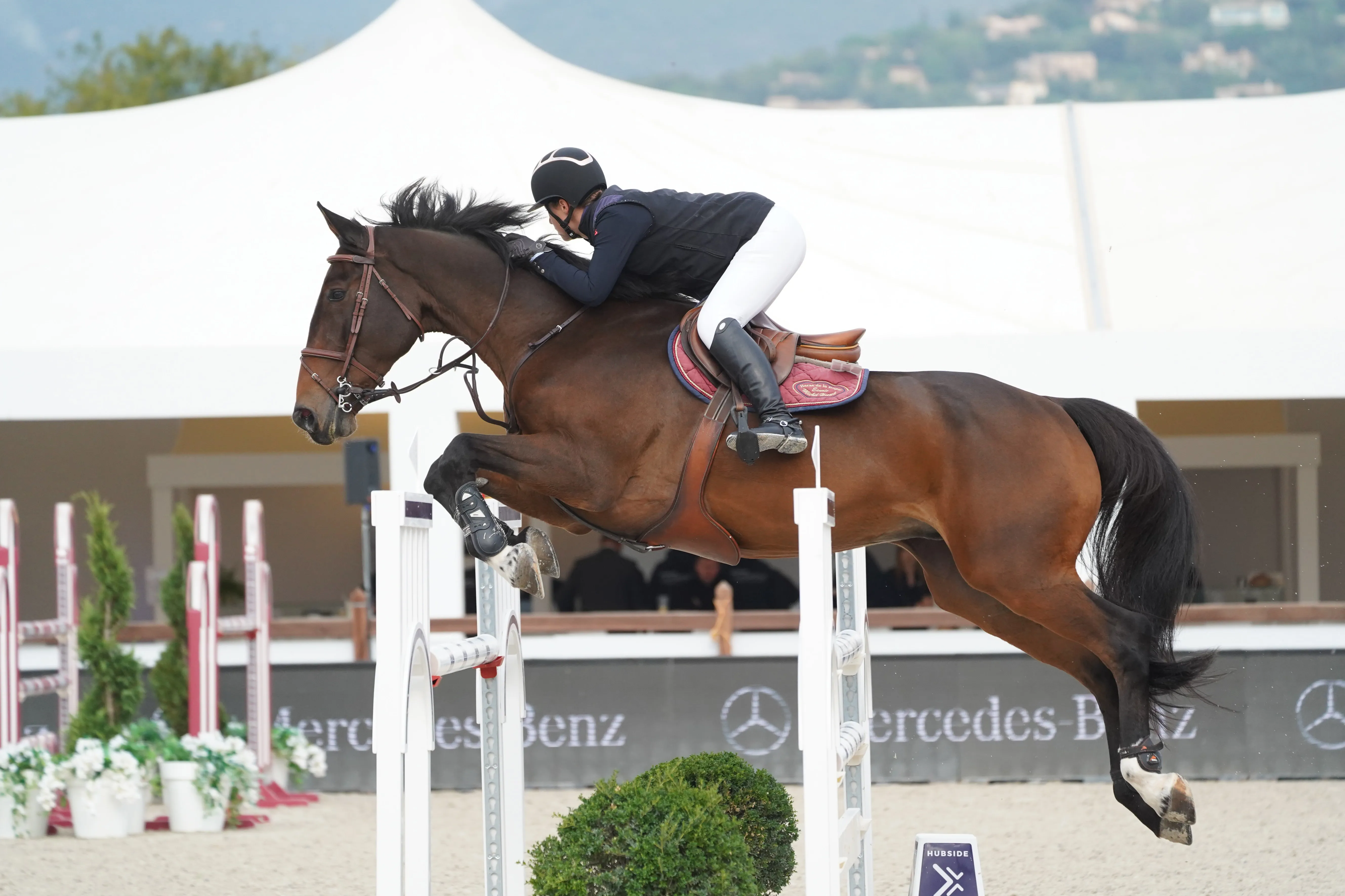 VIP de la Roque avec Adeline Hécart à l'Hubside Jumping de Grimaud