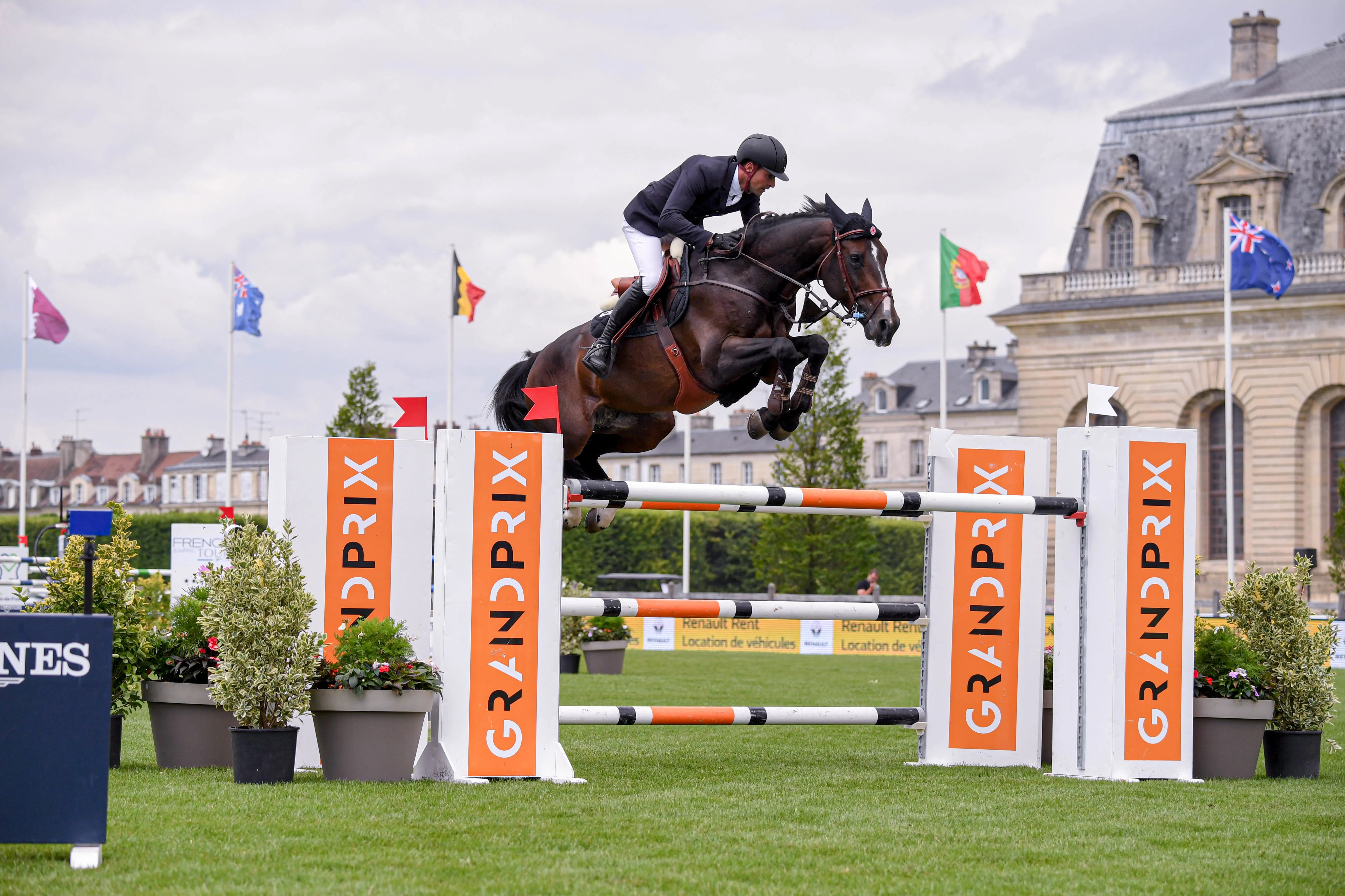 Ici au CSI 5* de Chantilly, le bai a été hissé au haut niveau par le Suisse Romain Duguet, qui l’a monté jusqu’à fin 2017