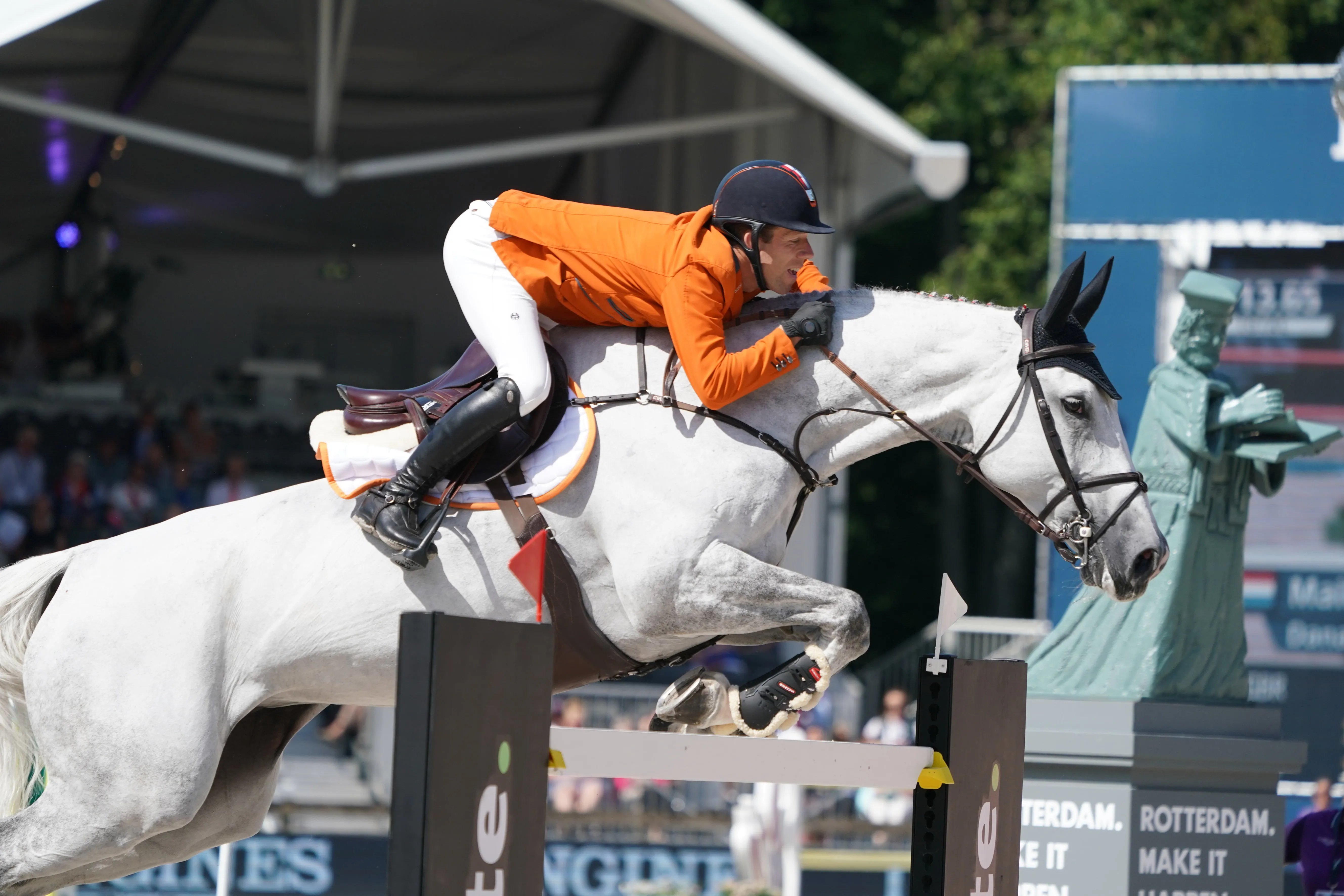 Maikel van der Vleuten aux championnats d'Europe de Rotterdam en octobre 2019.