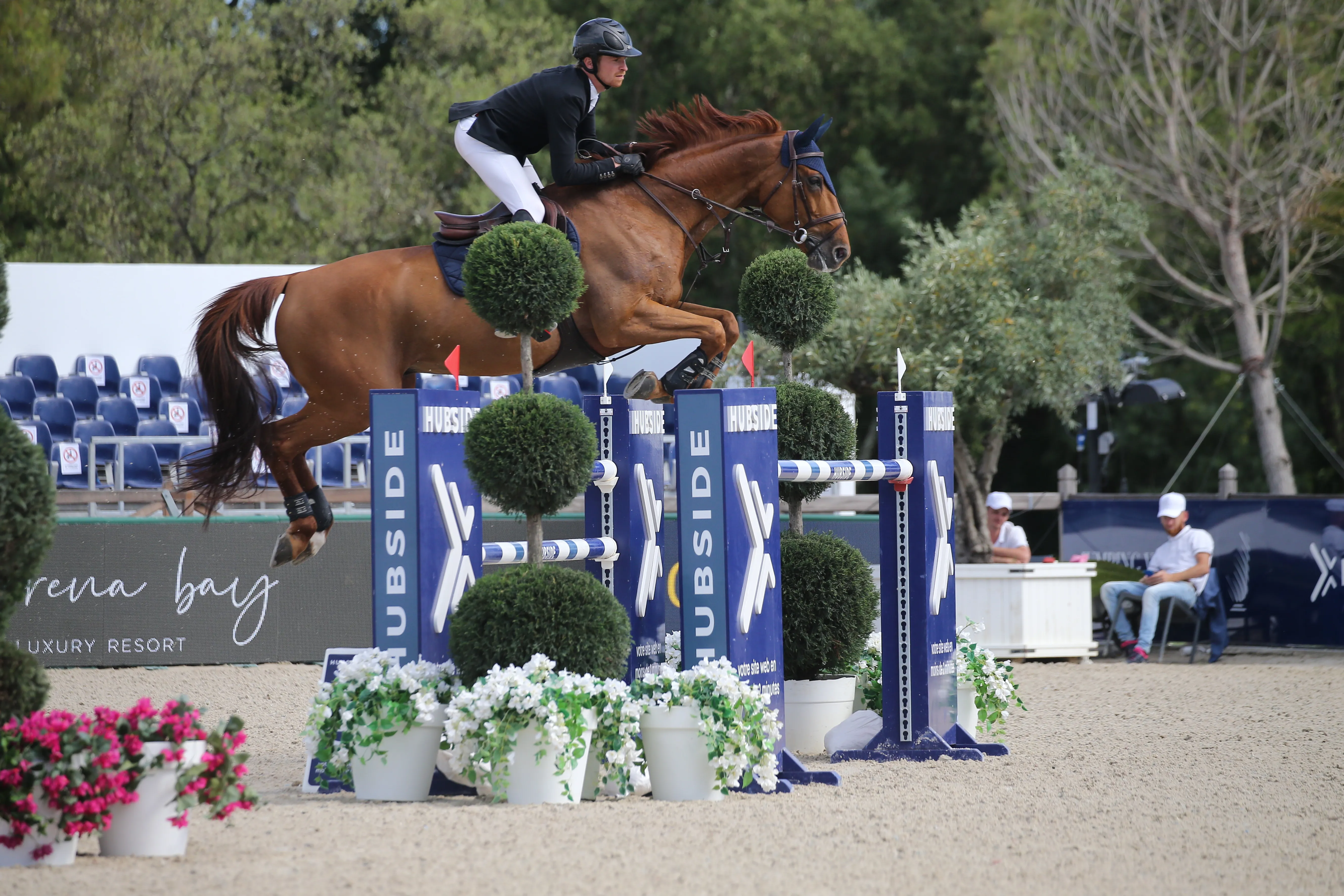 Titouan Schumacher et Eliot Brimbelles Z lors de la première semaine de compétitions à Grimaud.