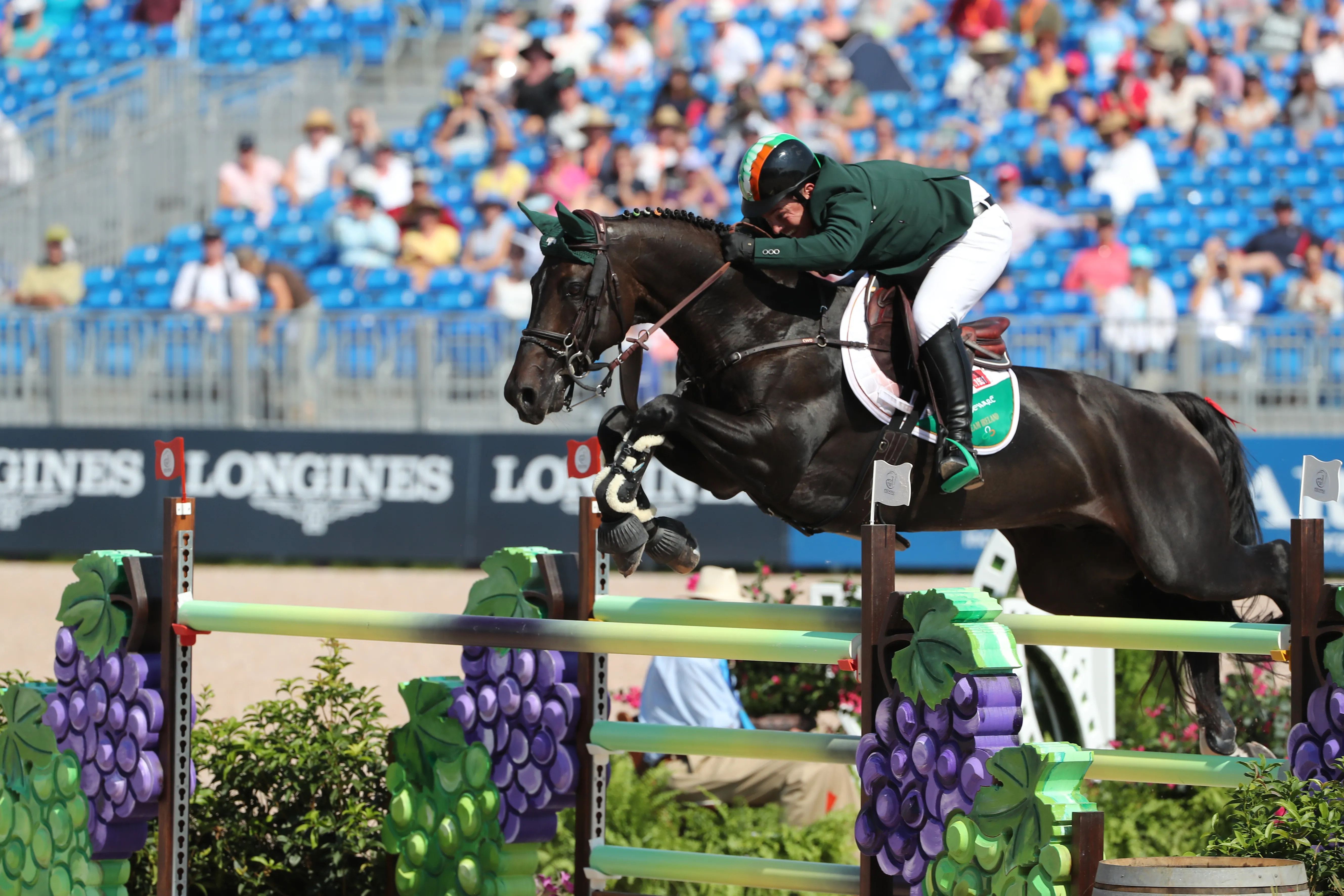 Cian O’Connor et Good Luck lors des JEM de Tryon en 2018