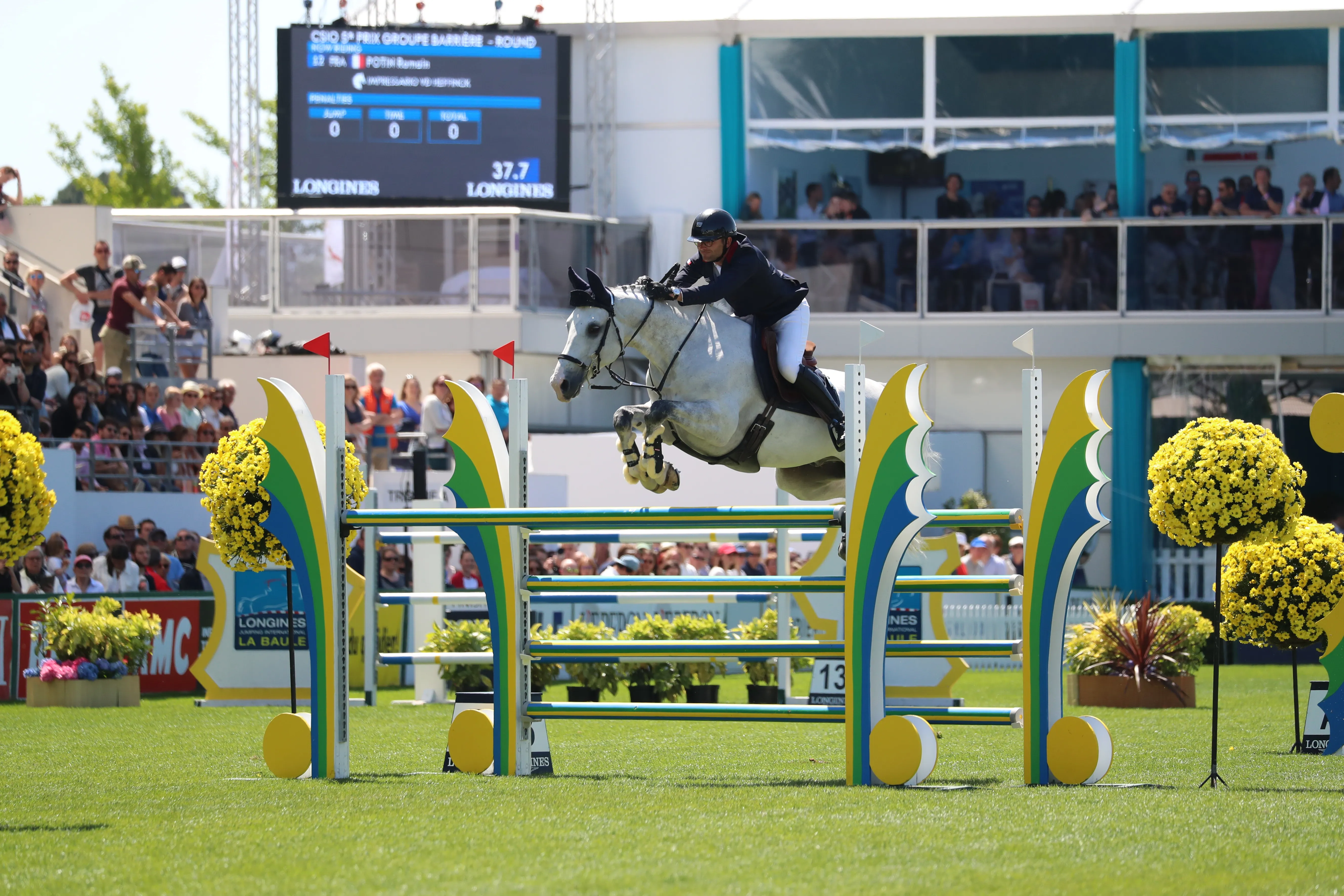 Romain Potin et Impressario van de Heffinck au CSIO 5* de La Baule en mai dernier.