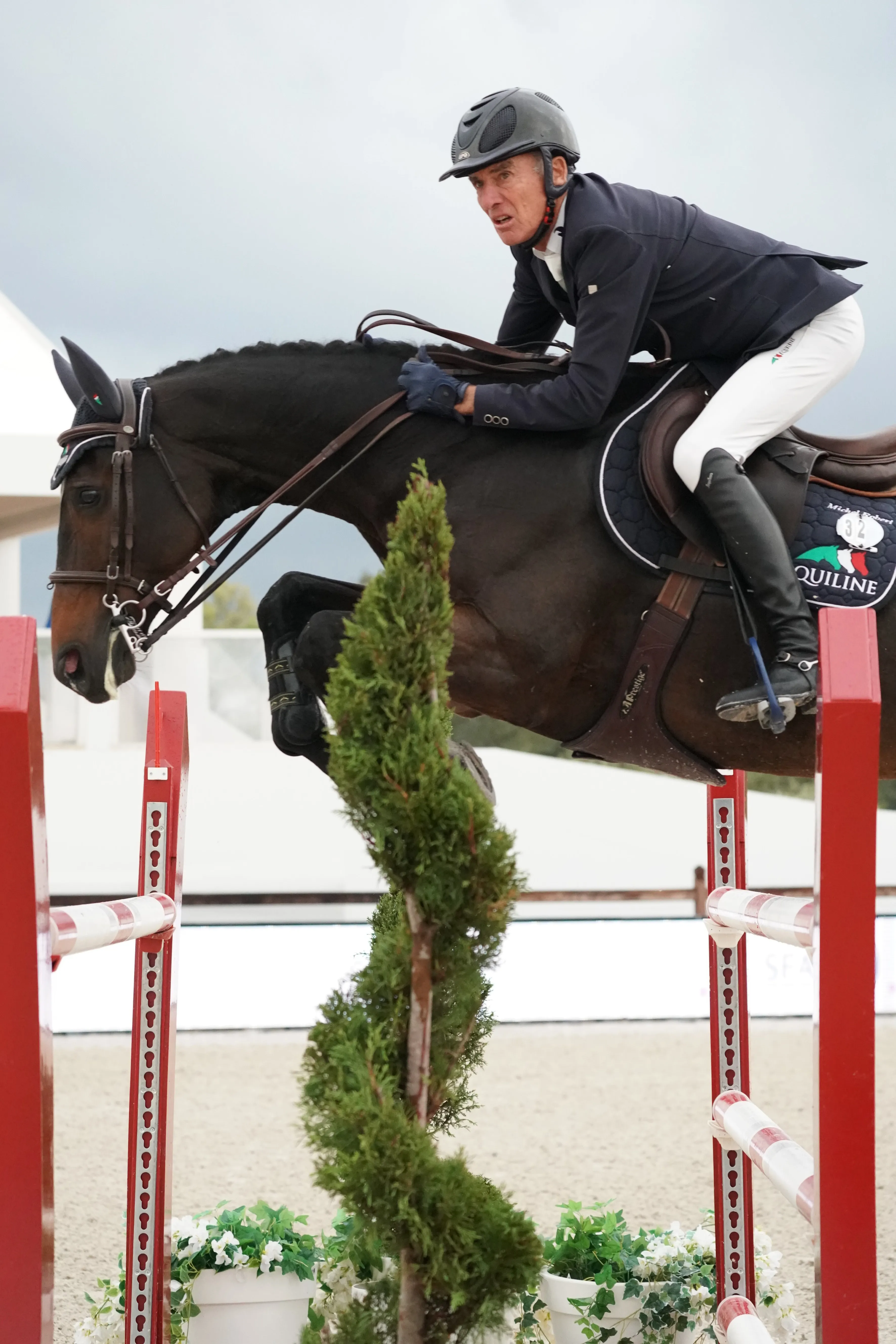 Comme Patrice Delaveau, Michel Robert est considéré comme un excellent exemple de l’efficacité sportive de l’équitation à la française.