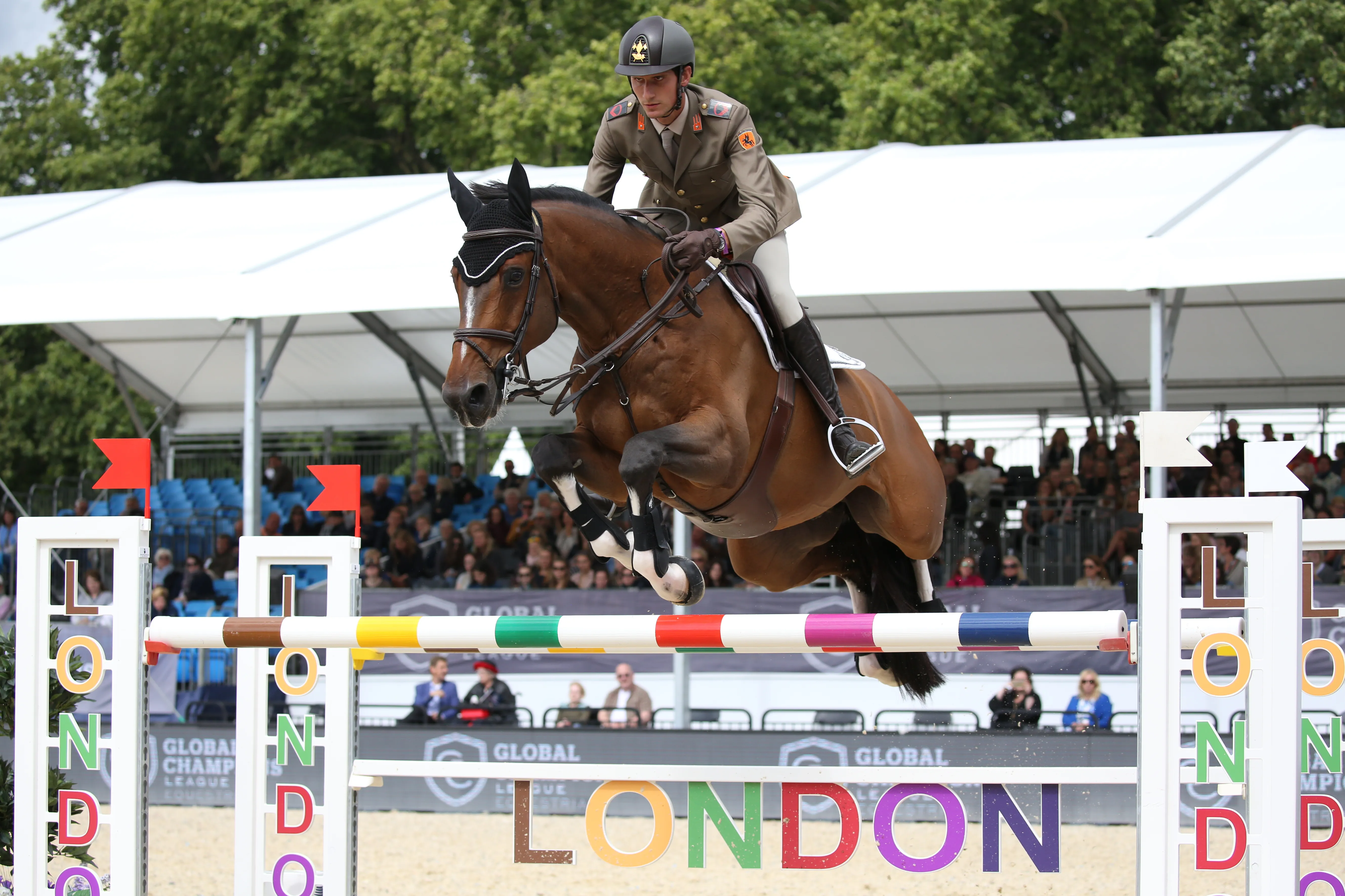 Living the Dream et Alberto Zorzi au Longines Global Champions Tour de Londres cette année.