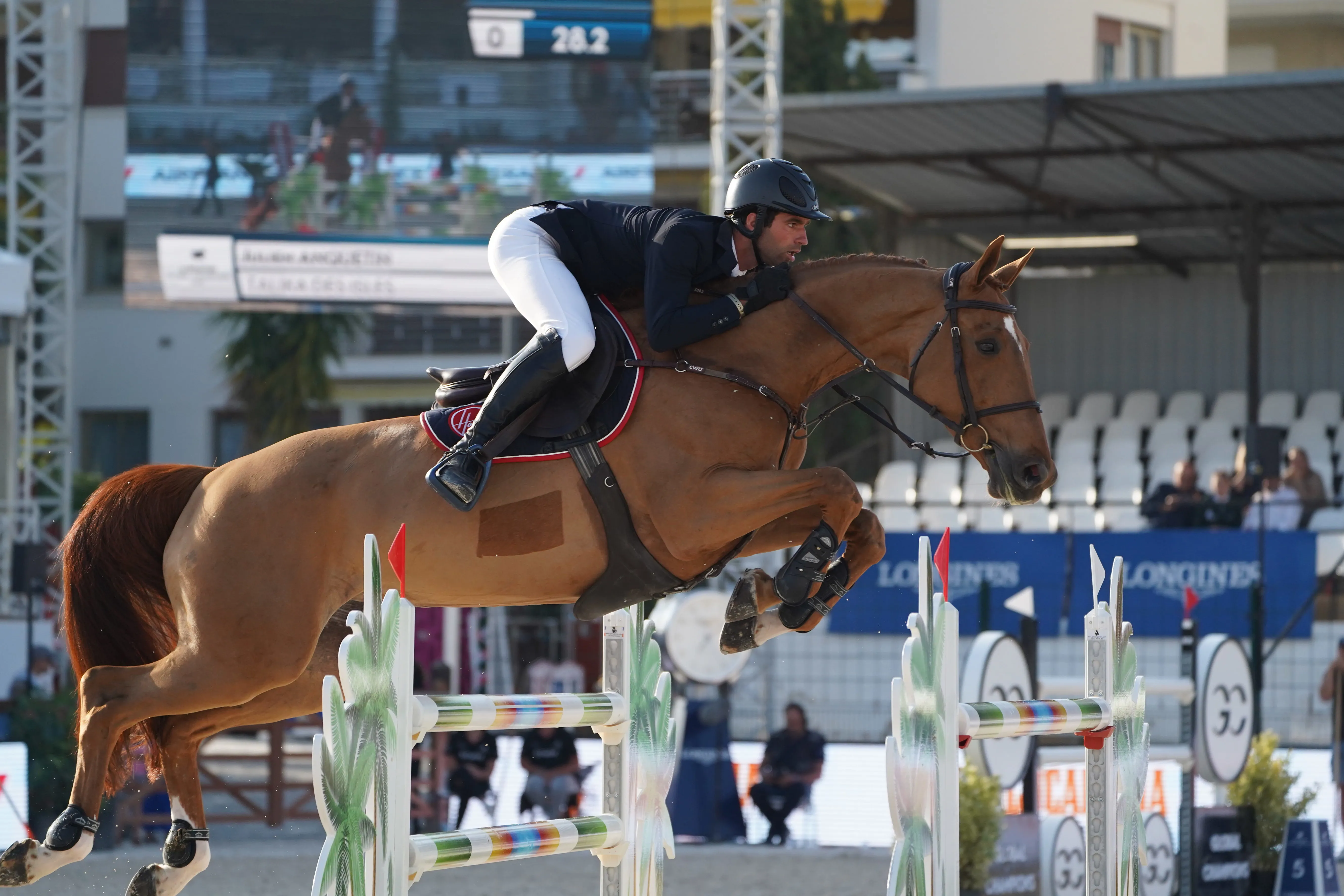 Talika des Isles sur la piste du Longines Global Champions Tour de Cannes.