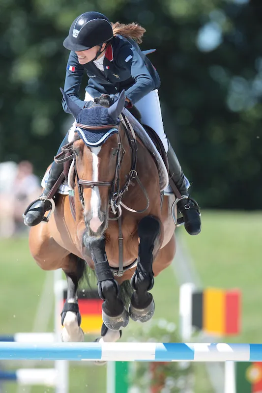 Nifrane de Kreisker et Clémentine Bost en 2010 aux championnats d’Europe de Marnes-la-Coquette.