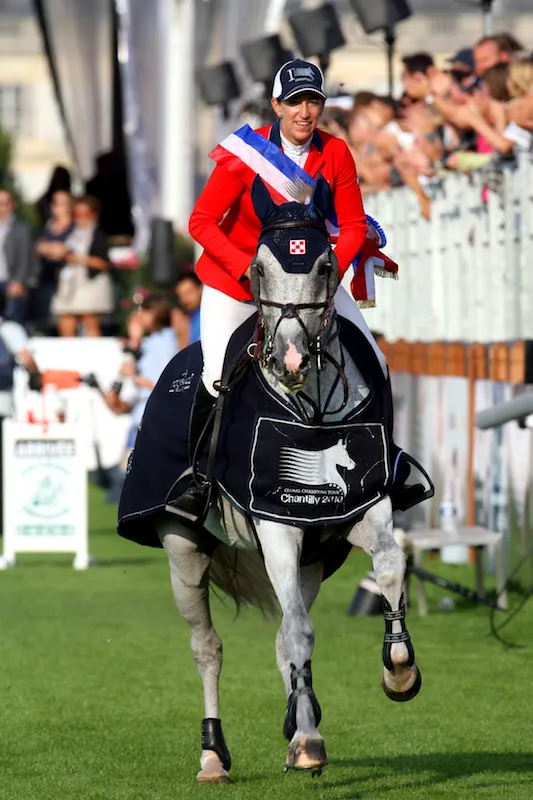 Laura Kraut & Cedric vainqueurs de l'étape du Global Champions Tour à Chantilly
