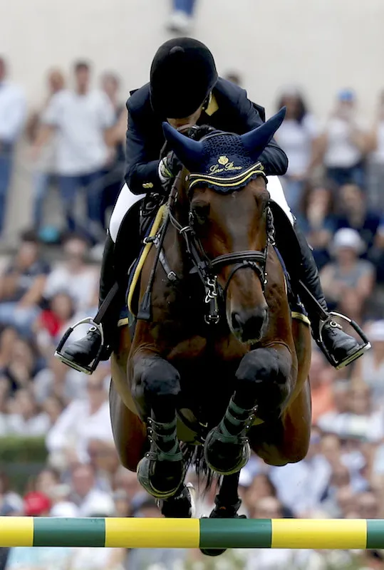 Edwina Tops-Alexander et Inca Boy ont terminé troisièmes de cette épreuve.