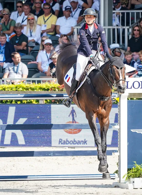 Pénélope Leprevost a signé le seul sans-faute tricolore de la journée avec Vancouver de Lanlore.