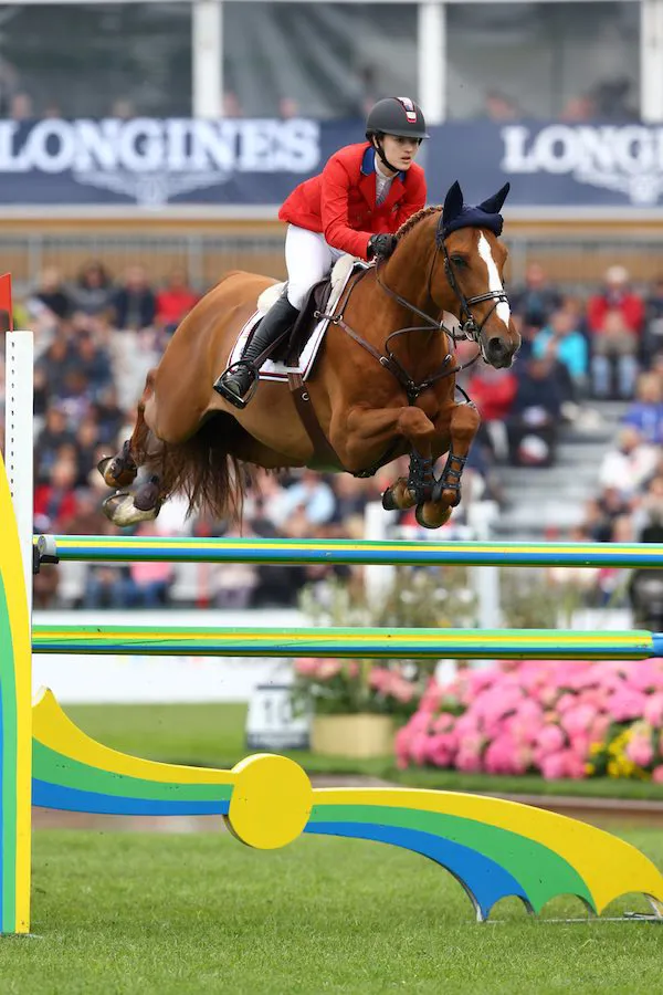 Autre double sans-faute très probant, celui de l'Américaine Lucy Davis avec Barron.