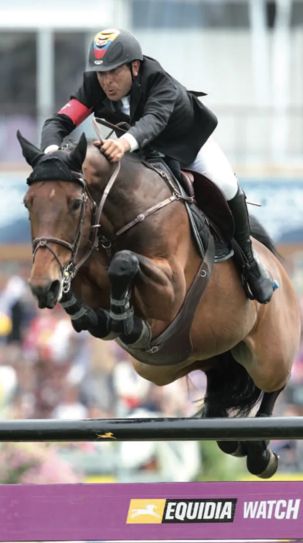 Avec Noblesse des Tess, dans le Grand Prix de La Baule en 2011. 