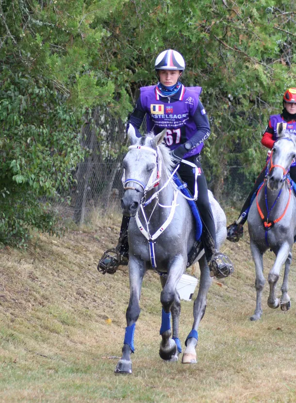 L’an passé, Victor Fabre Carlus et Bamos de Kerdraon avaient été médaillés d’argent par équipes aux Mondiaux Jeunes de Castelsagrat.