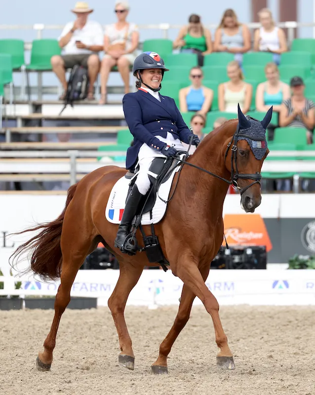 En Grade II, Céline Gerny a elle aussi terminé à la sixième place avec Rhapsodie*IFCE .