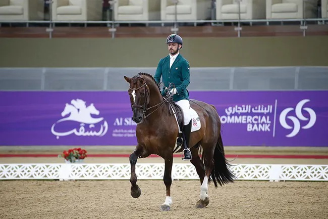 En février, Rodolpho et Don Frederic 3 ont remporté les trois épreuves du CPEDI 3* de Doha.