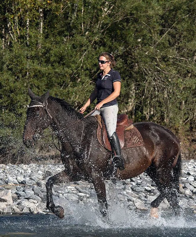 Émilie Jauffret sur Oxboy d’Ariane en juillet 2017.
