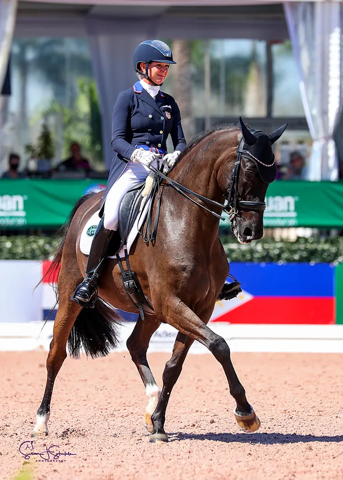 Deuxième place pour Katherine Bateson Chandler et Alcazar.