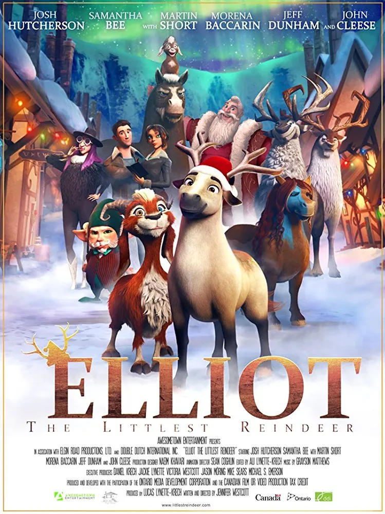 Affiche de Elliot, le plus petit des rennes.