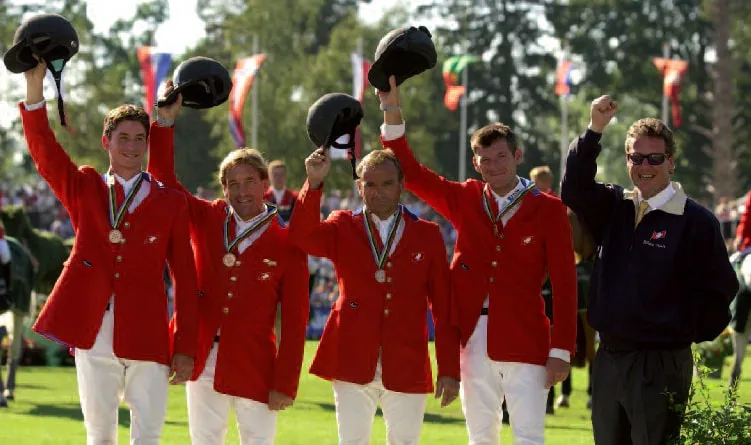 En 2003, aux championnats d’Europe, Steve Guerdat n’est pas encore pilier de l’équipe nationale.