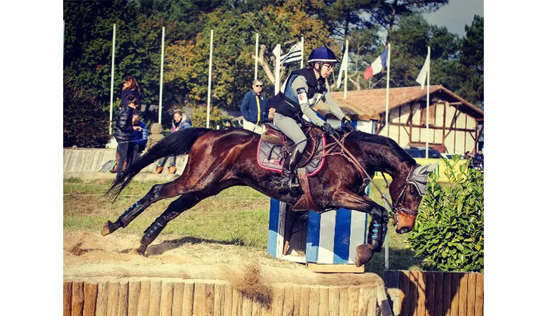 Gwenaëlle et Olympic Bird sur le cross 