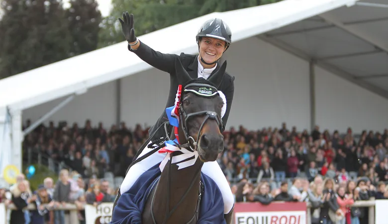 Grâce à Romantic Love, Gwendolen Fer s'est imposée dans le redoutable CCI 4* de Pau en octobre.