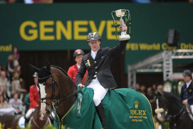 En 2010, Marcus Ehning et Plot Blue s'étaient adjugés la finale de la Coupe du monde à Genève.