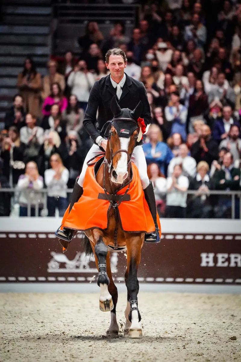 Kevin Staut, fou de joie avec Cheppetta.