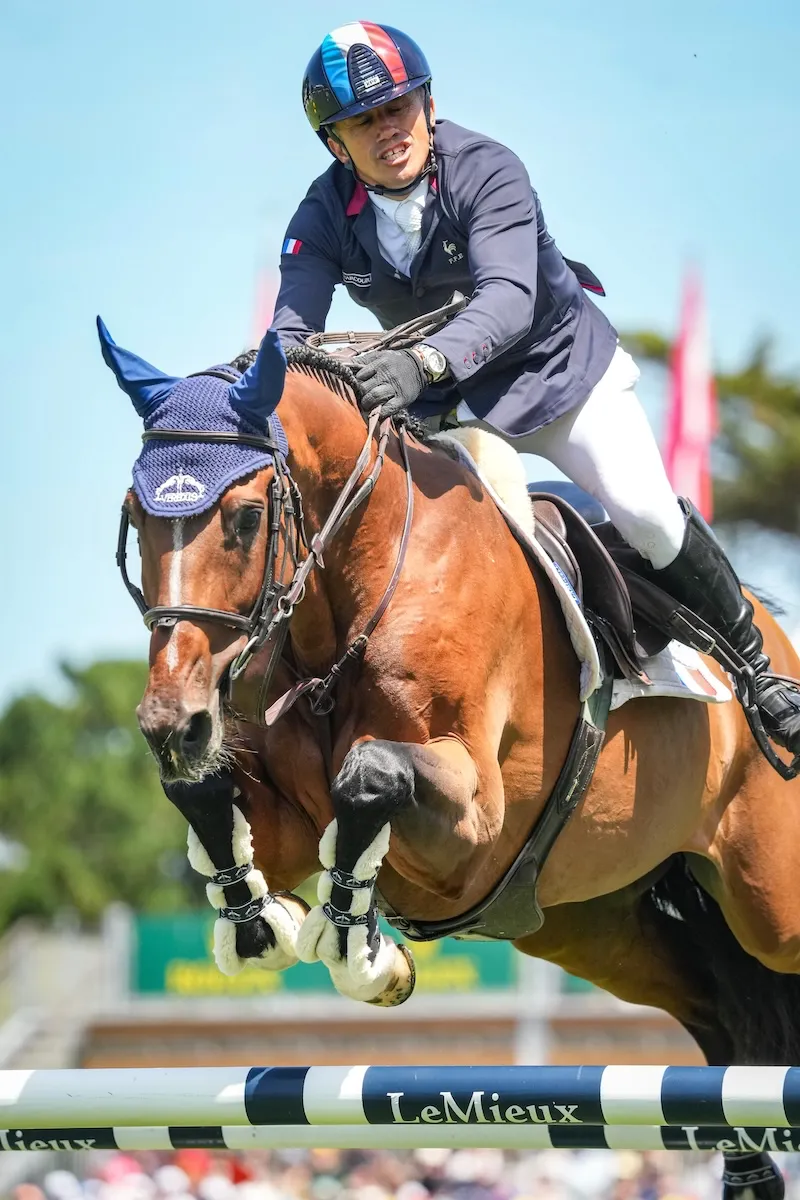 En selle sur son excellent Iglesias DV, Olivier Robert a pris au moins autant de plaisir qu’il en a donné au public baulois, dont il est désormais l’un des chouchous.