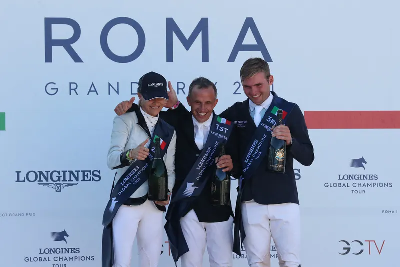 Le podium du Grand Prix.