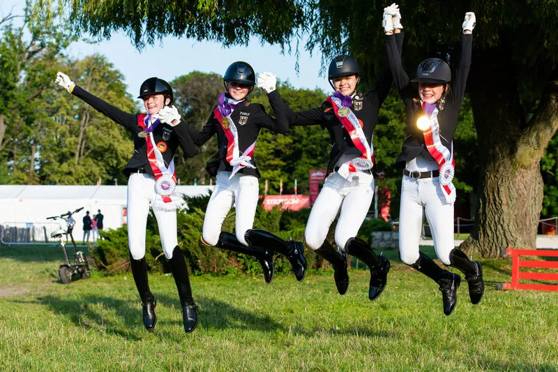 La joie de l'équipe allemand après son sacre.